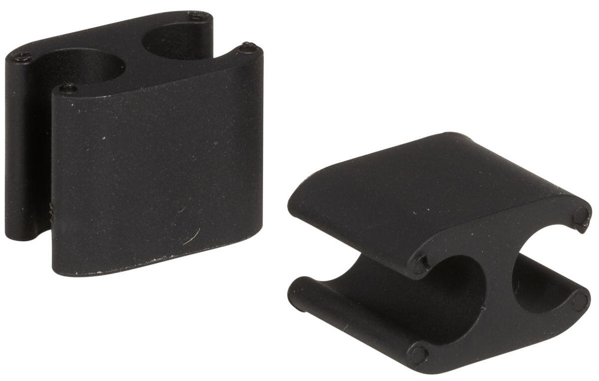 Elvedes Cable Clips Duo PVC pour DI2 50 mm + 25 mm de noir (50 pièces 2/2