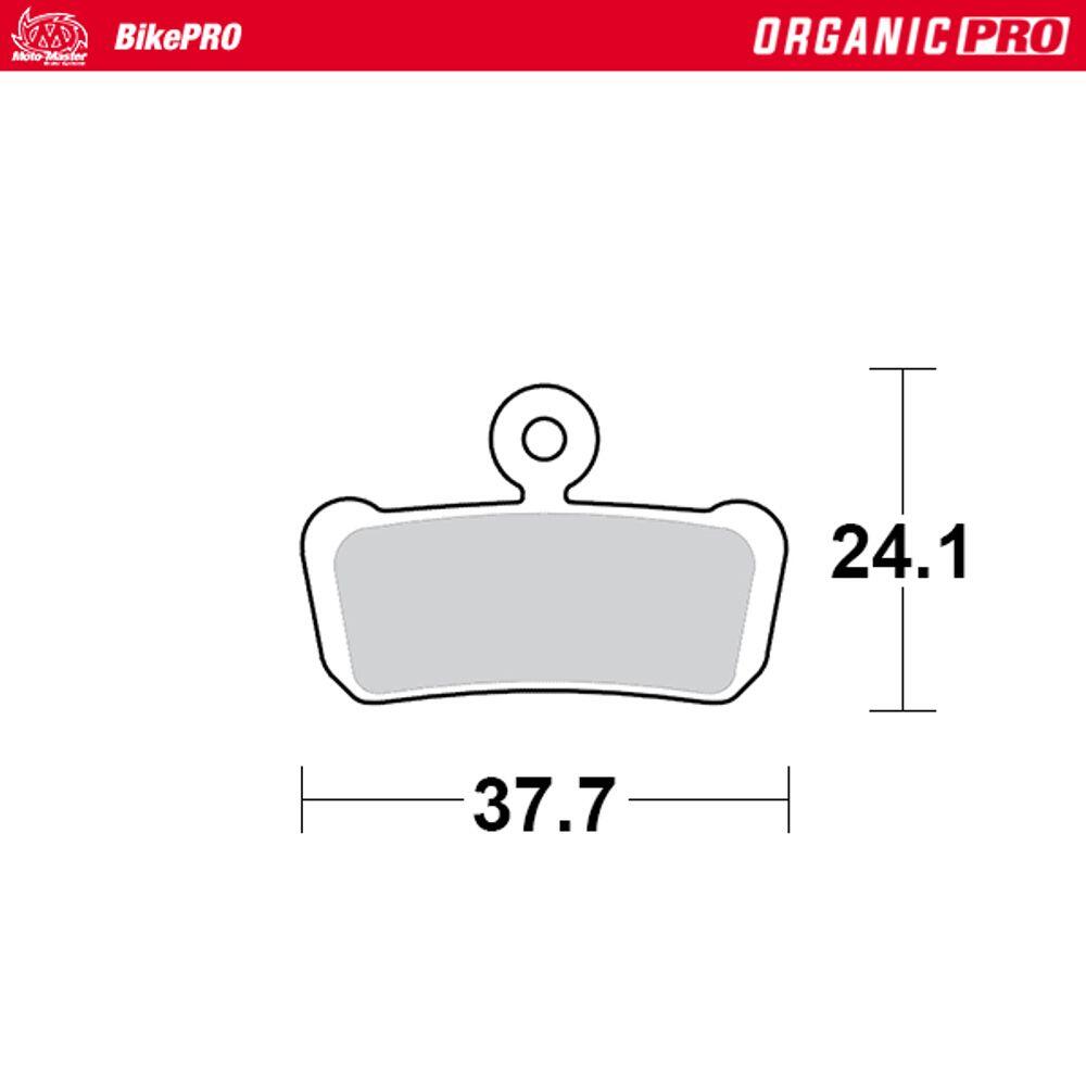 Pastillas de Freno Bicicletas  Sram 4 pistones OrganicPro uso profesional 2/4