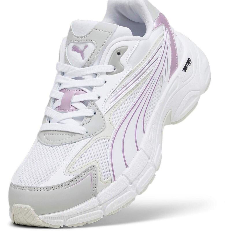 Pantofi sport femei Puma Teveris Nitro Metallic, Alb