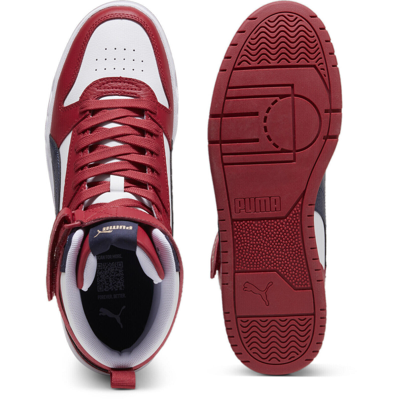 Rbd Game Botitas Pumas Hombre Botas Puma Rbd Game, Rojo, Hombre