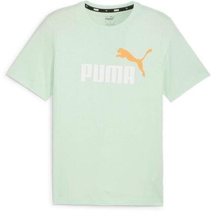 Camiseta ESS+ 2 Col Logotipo para Hombre Verde