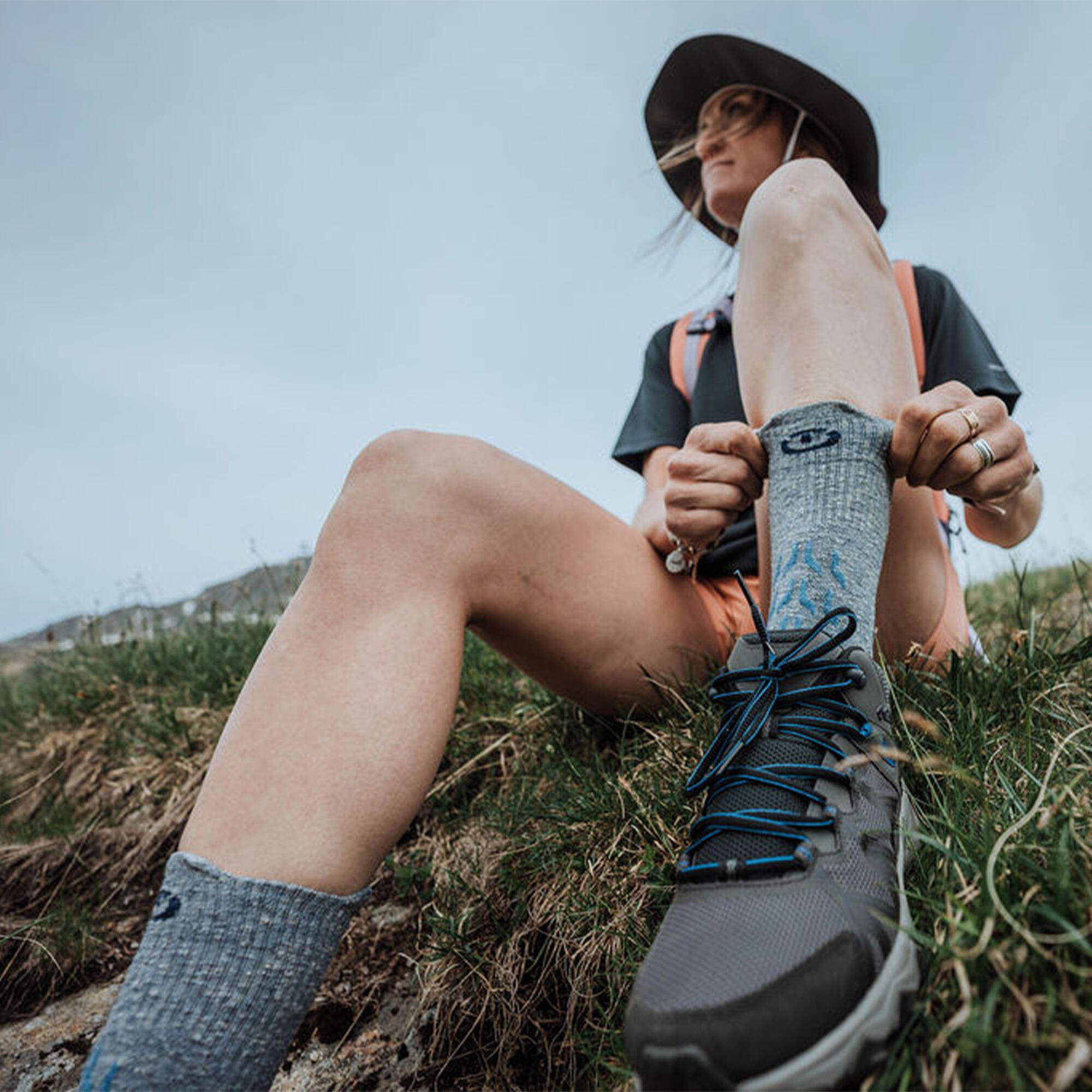 Calze da trekking più rinfrescanti da donna - Trekking UltraCool Linen Crew Lady 4/4