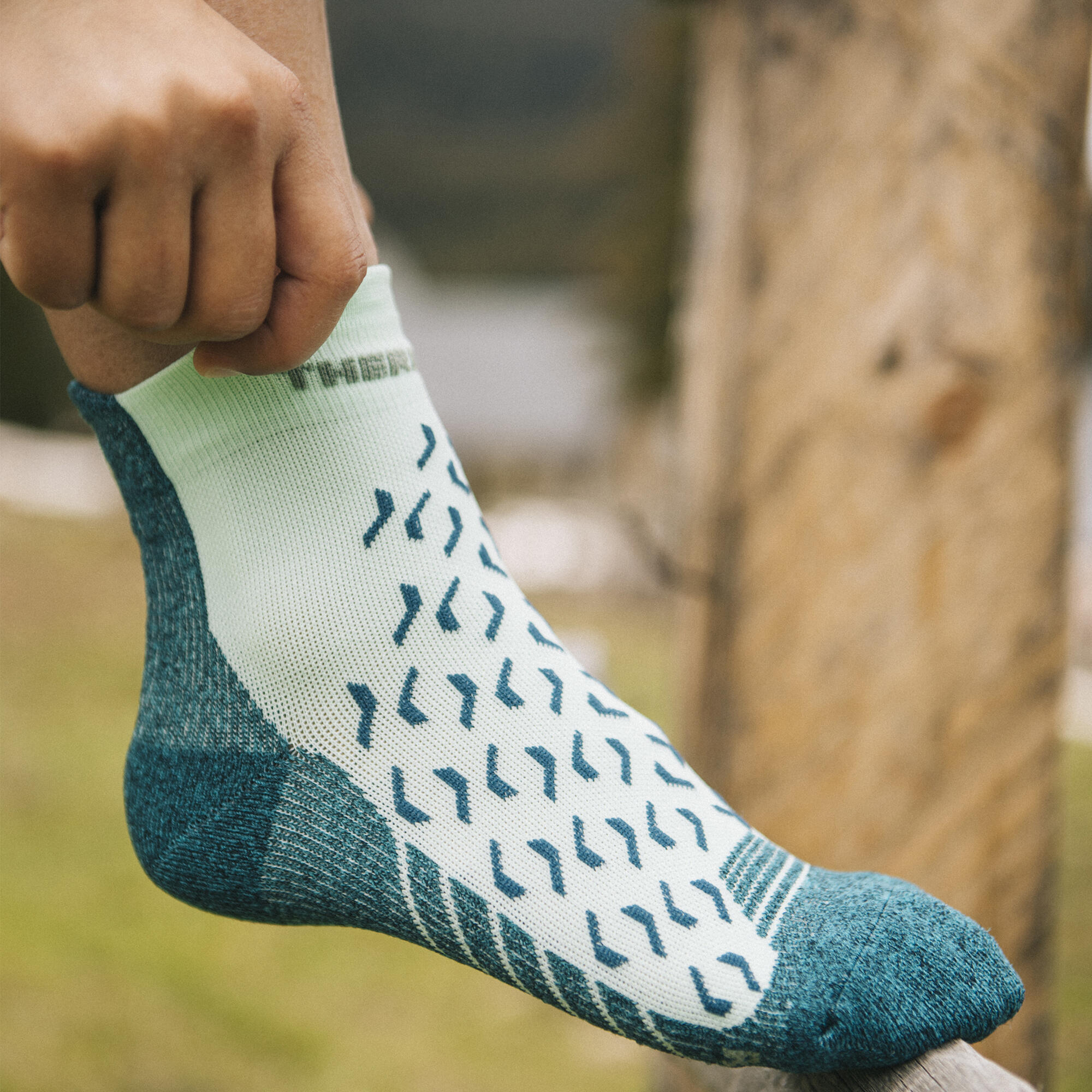 Chaussettes trekking femme plus sèches. Lot x 2 paires - Outdoor UltraCool Ankle 4/4