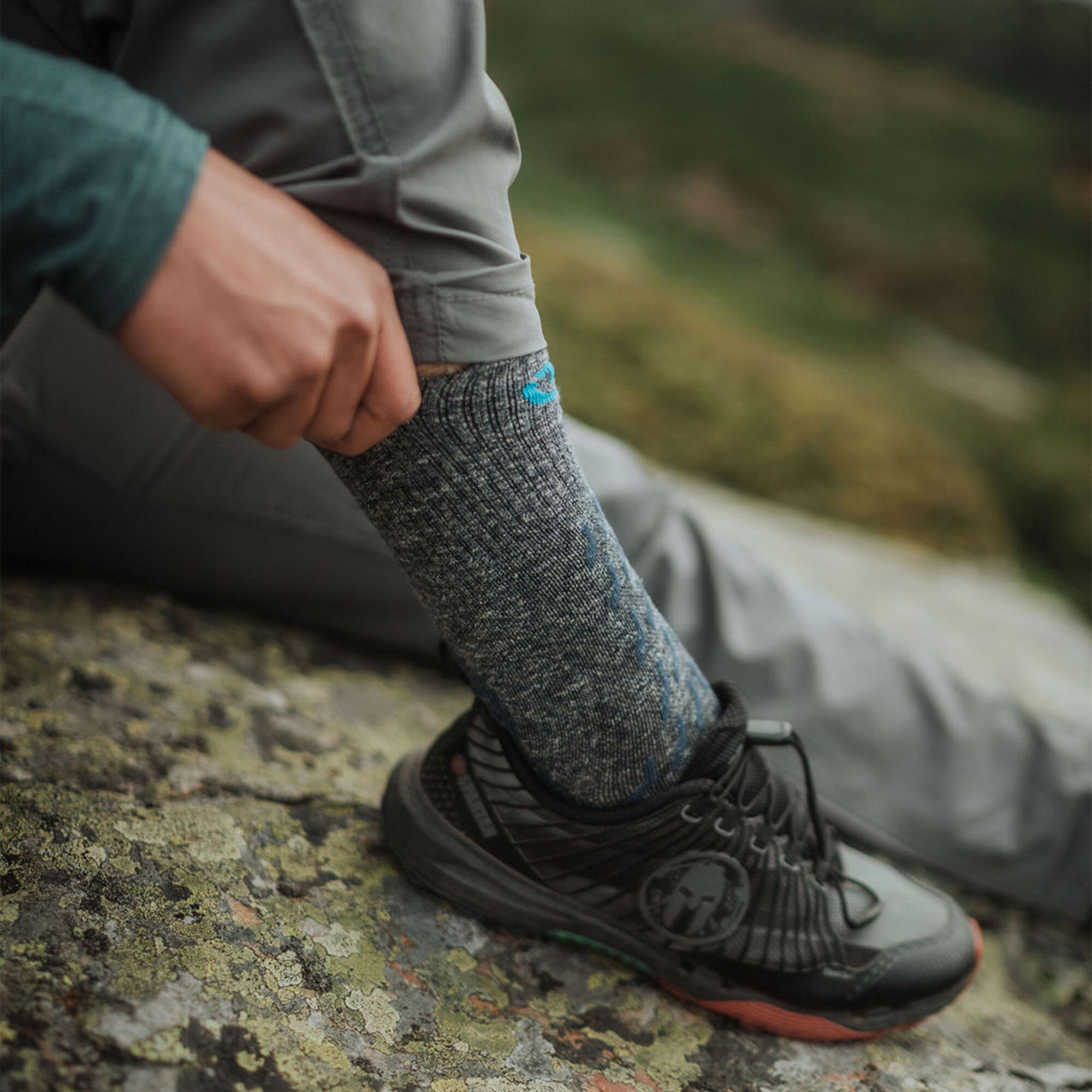 Chaussettes randonnée les plus rafraîchissantes - Trekking UltraCool Linen Crew 4/4