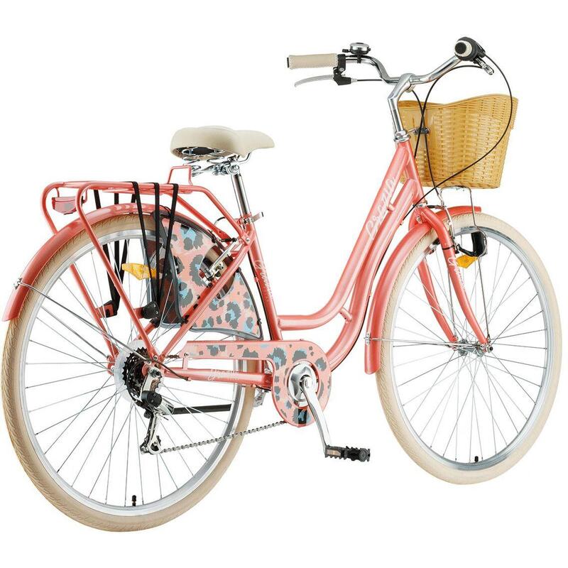 Bicicleta Oras Polar Grazia 6s - 28 Inch, M, Coral Leopard