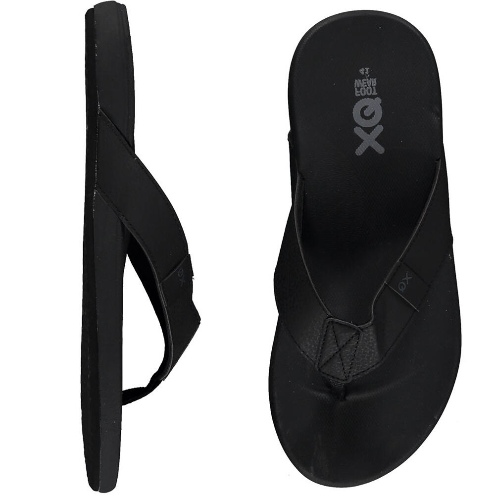 XQ FOOTWEAR XQ Teenslippers Heren Comfortable Cushion Sole Zwart