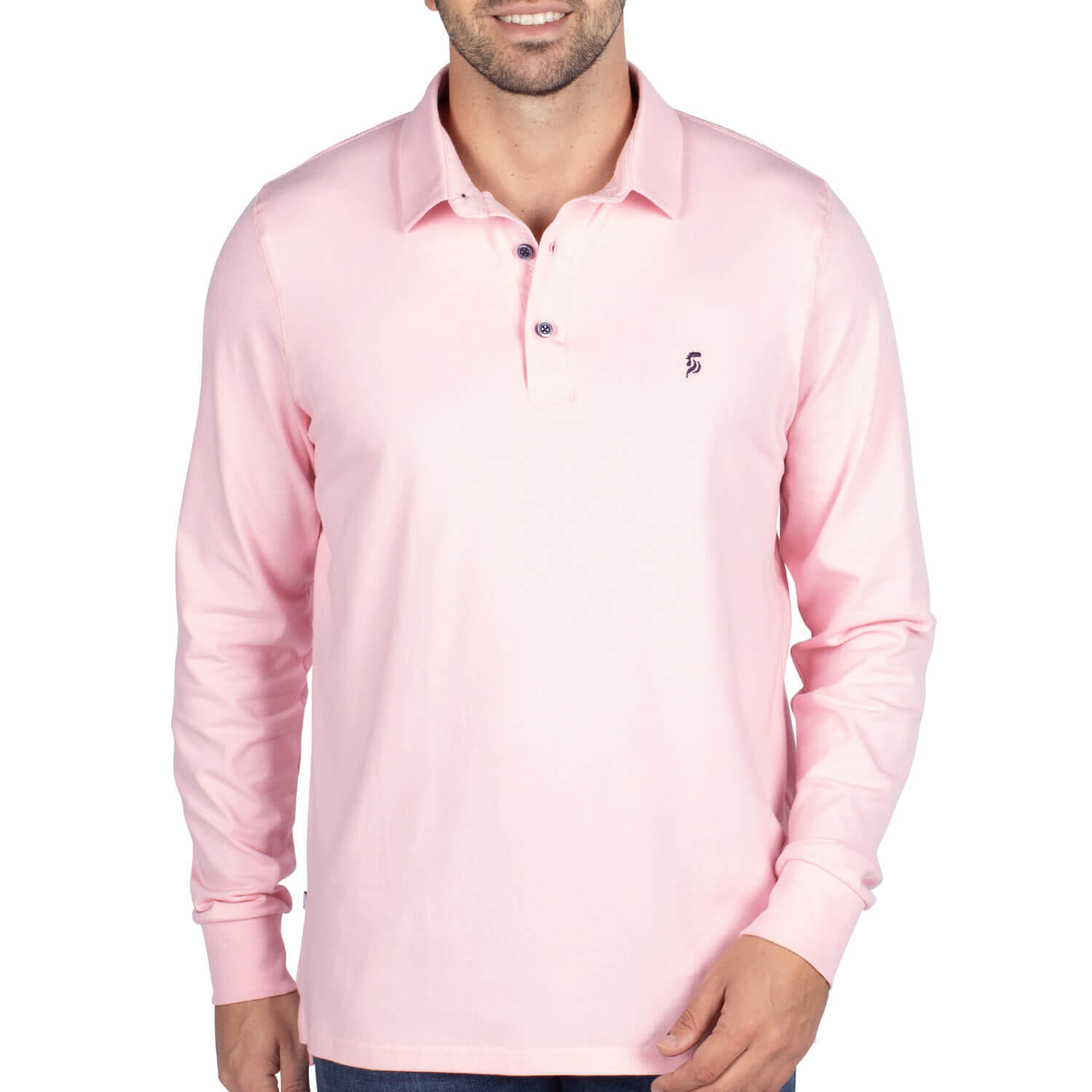 Shilton - Polo Basic Unity Homme - Polo Manches Longues - Rose - 60 5xl - Decathlon