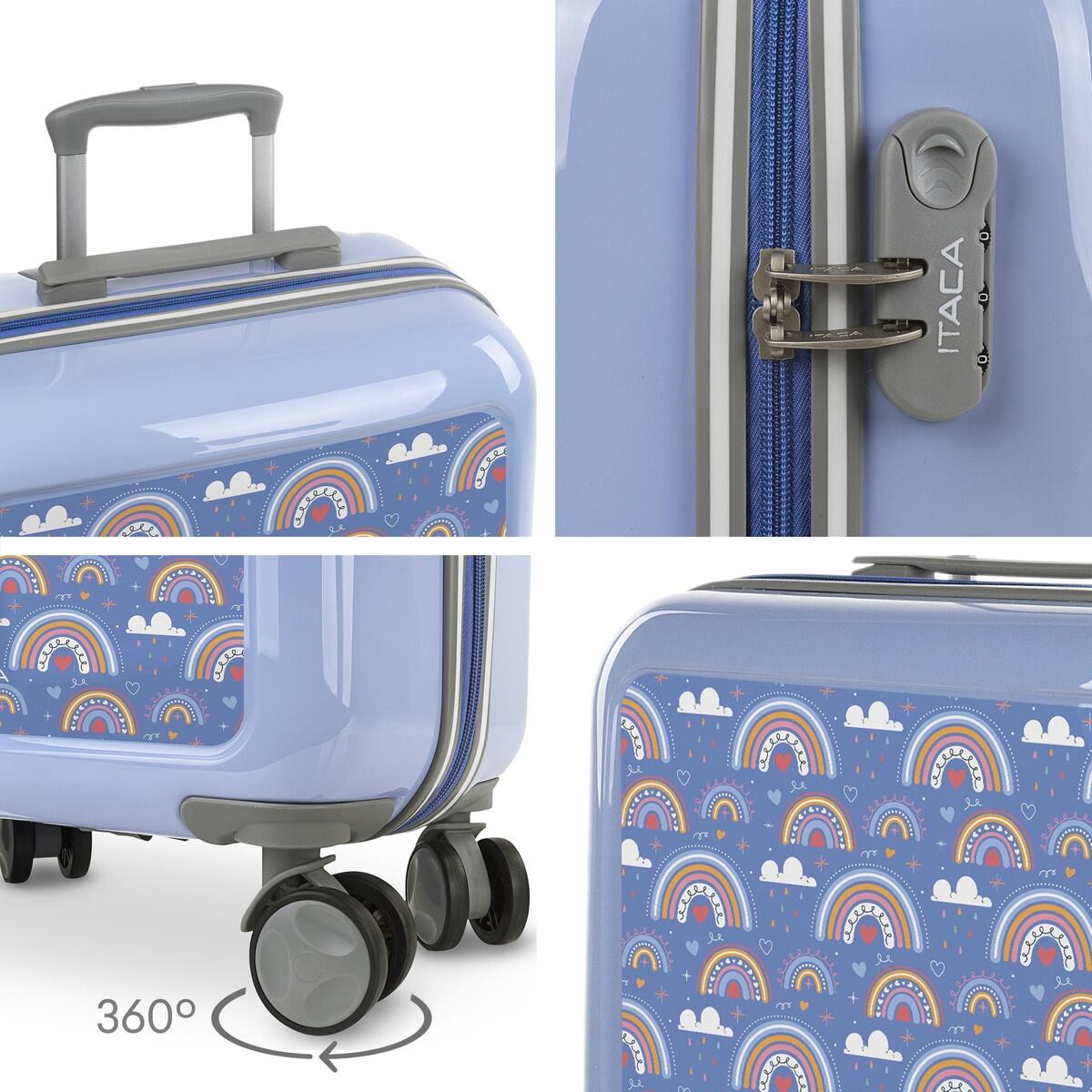 Maleta Cabina Pc Unisex 34L Itaca Stickers 55Cm 3/5