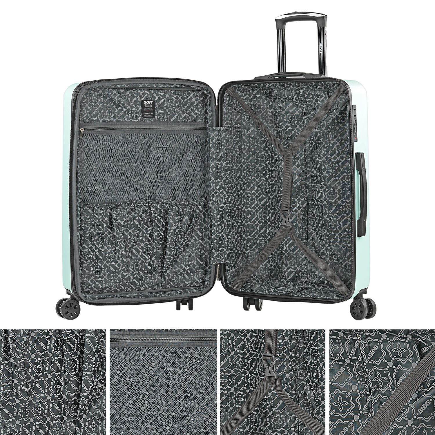 Maleta Abs Grande 97L Skpat Lisboa 50X74x30cm 4/7