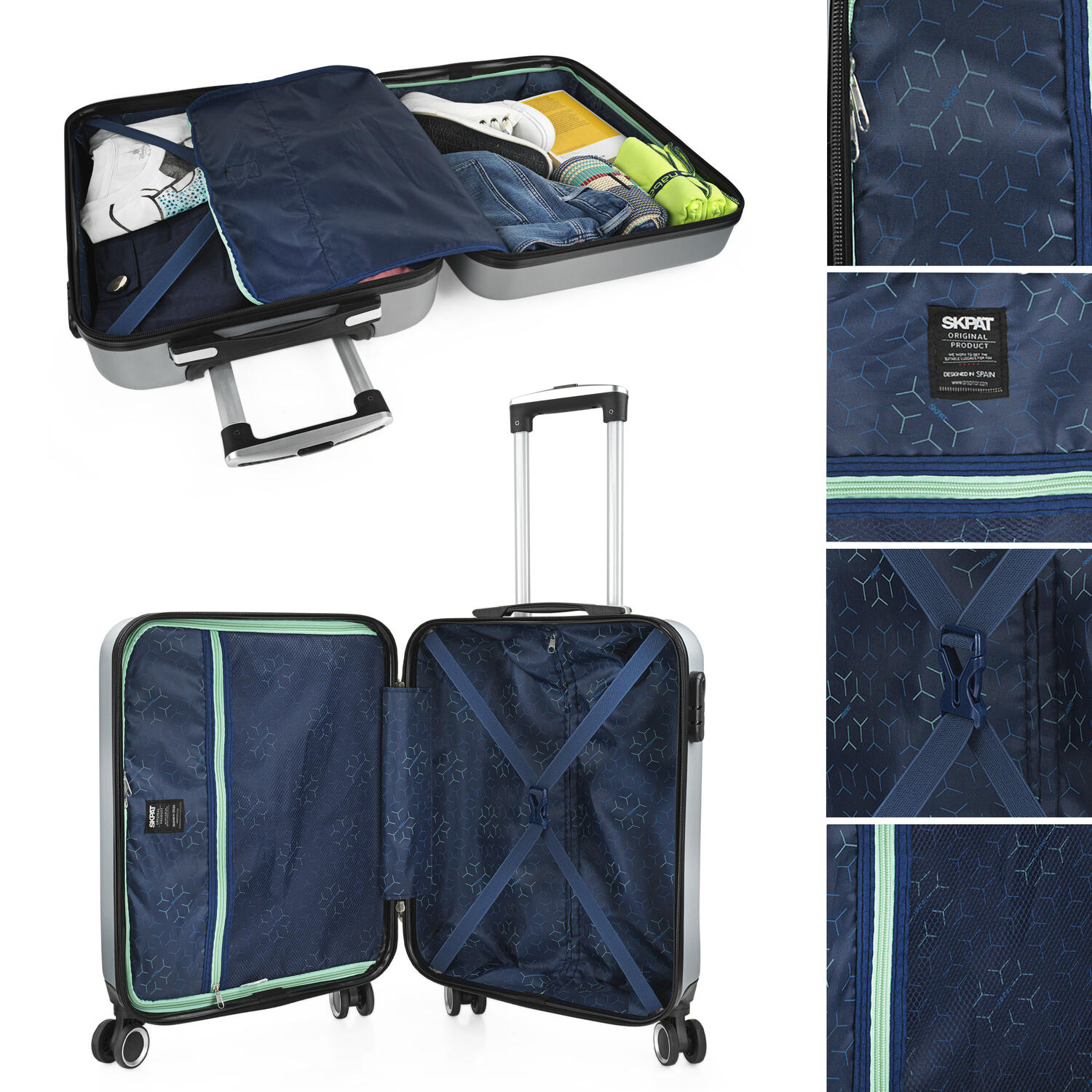 Maleta Abs Pequeña 38L Skpat Nantes 40X55x20cm 4/7