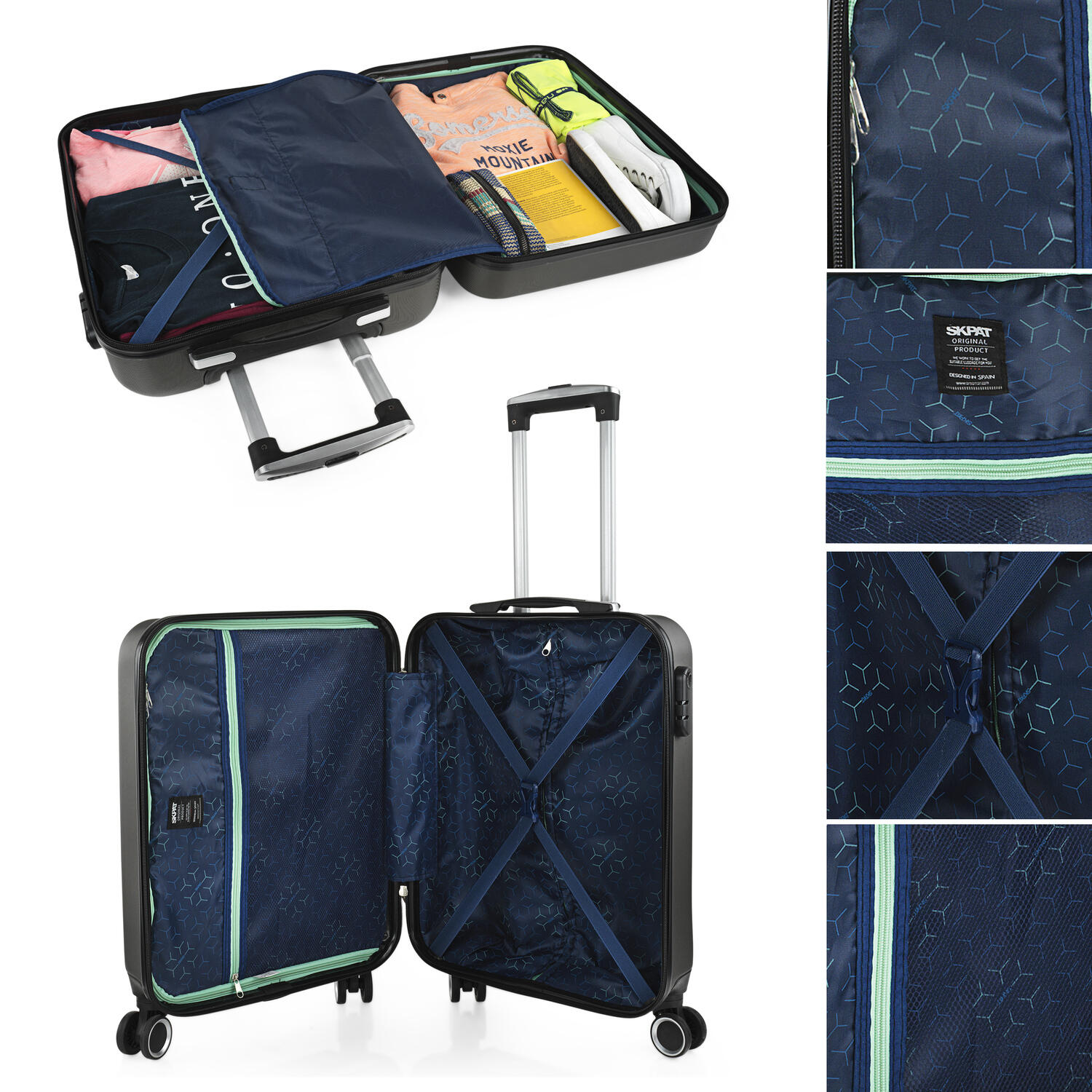 Maleta Abs Pequeña 38L Skpat Nantes 40X55x20cm 4/7