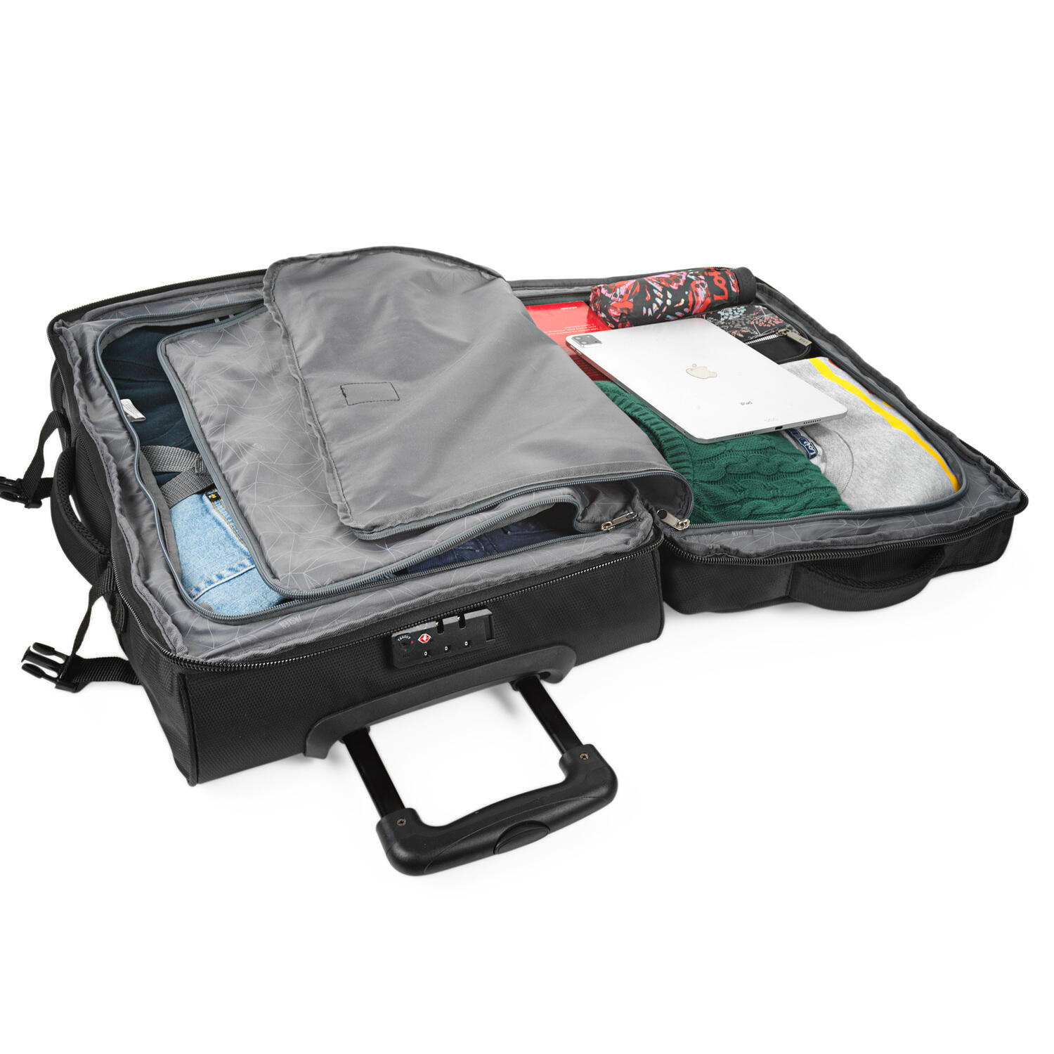 Bolsa Viaje Ruedas Cabina 40L Jaslen Treviso 36X55x19cm 7/7