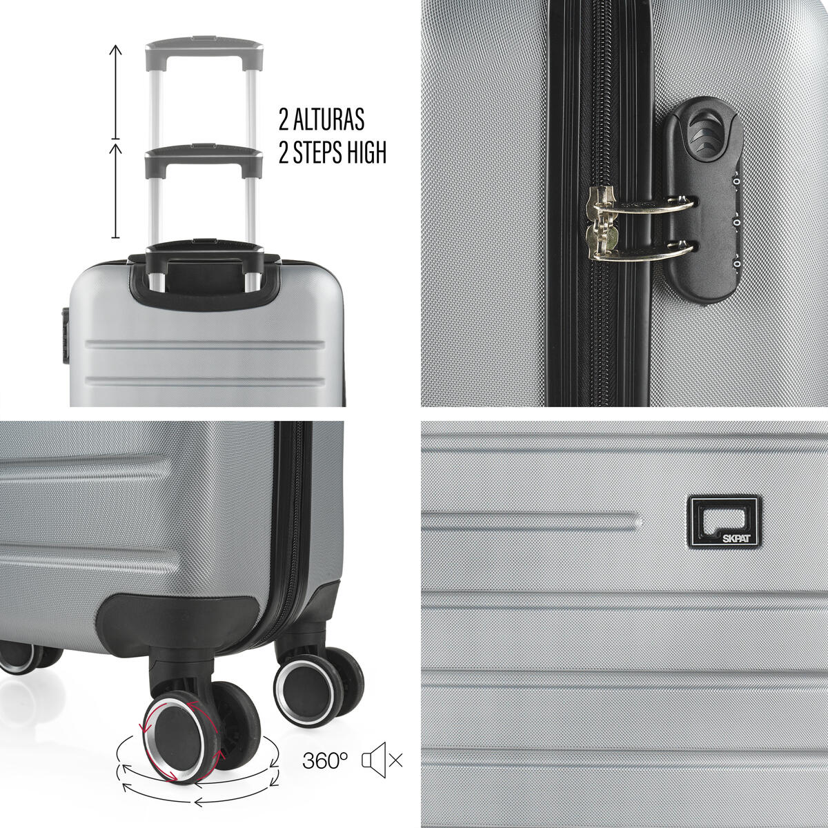 Maleta Abs Pequeña 38L Skpat Nantes 40X55x20cm 5/7