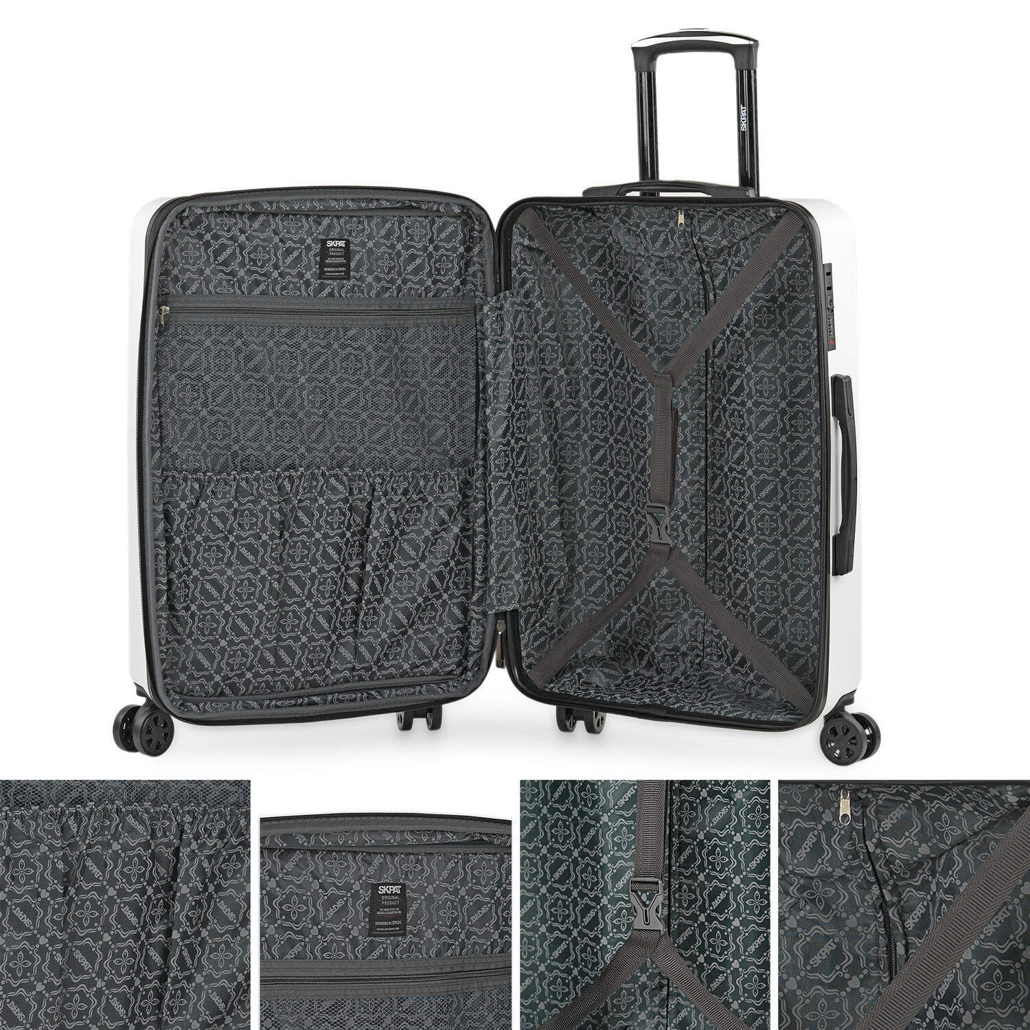 Maleta Abs Grande 97L Skpat Lisboa 50X74x30cm 4/7