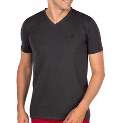 T-shirt col v basic homme
