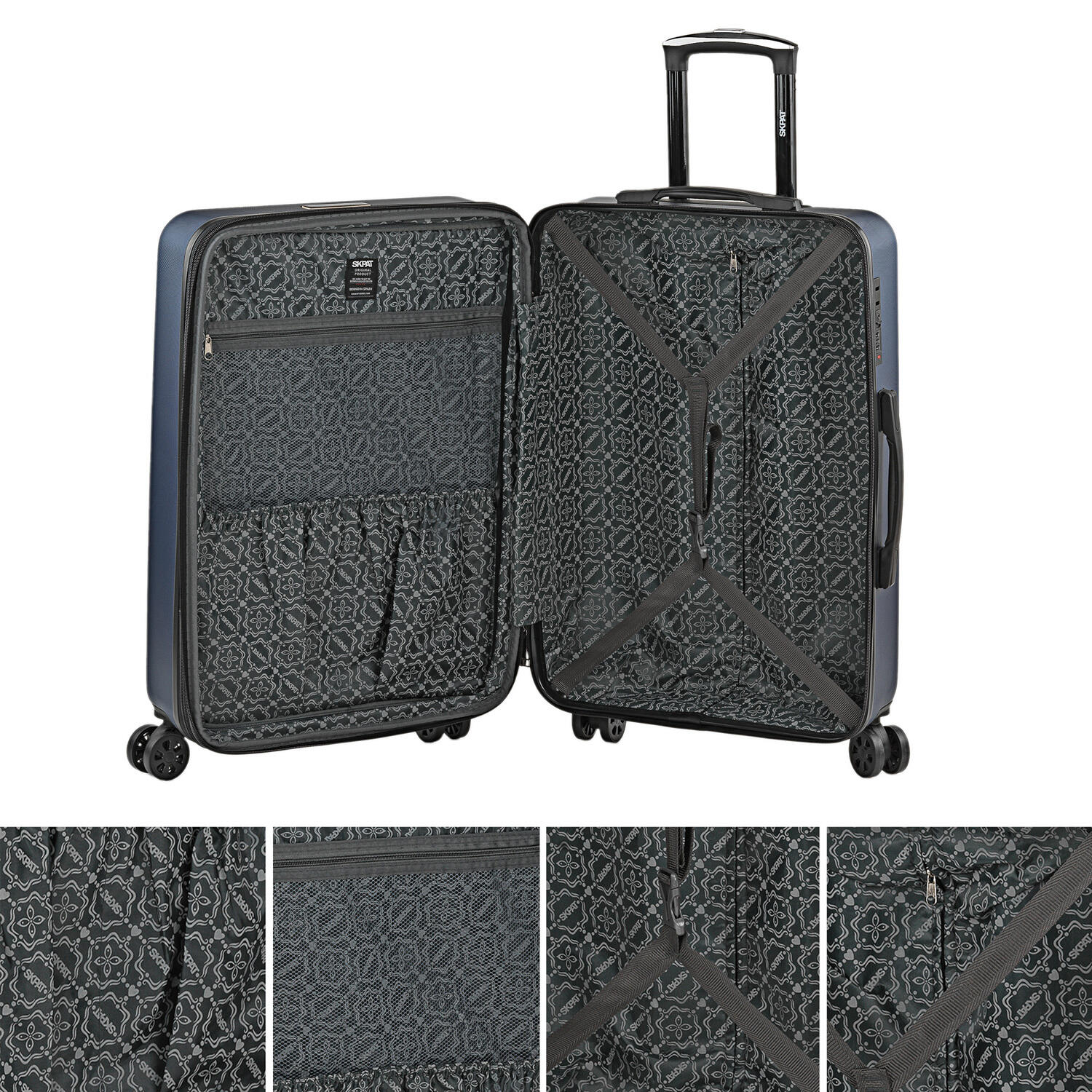 Maleta Abs Grande 97L Skpat Lisboa 50X74x30cm 4/7