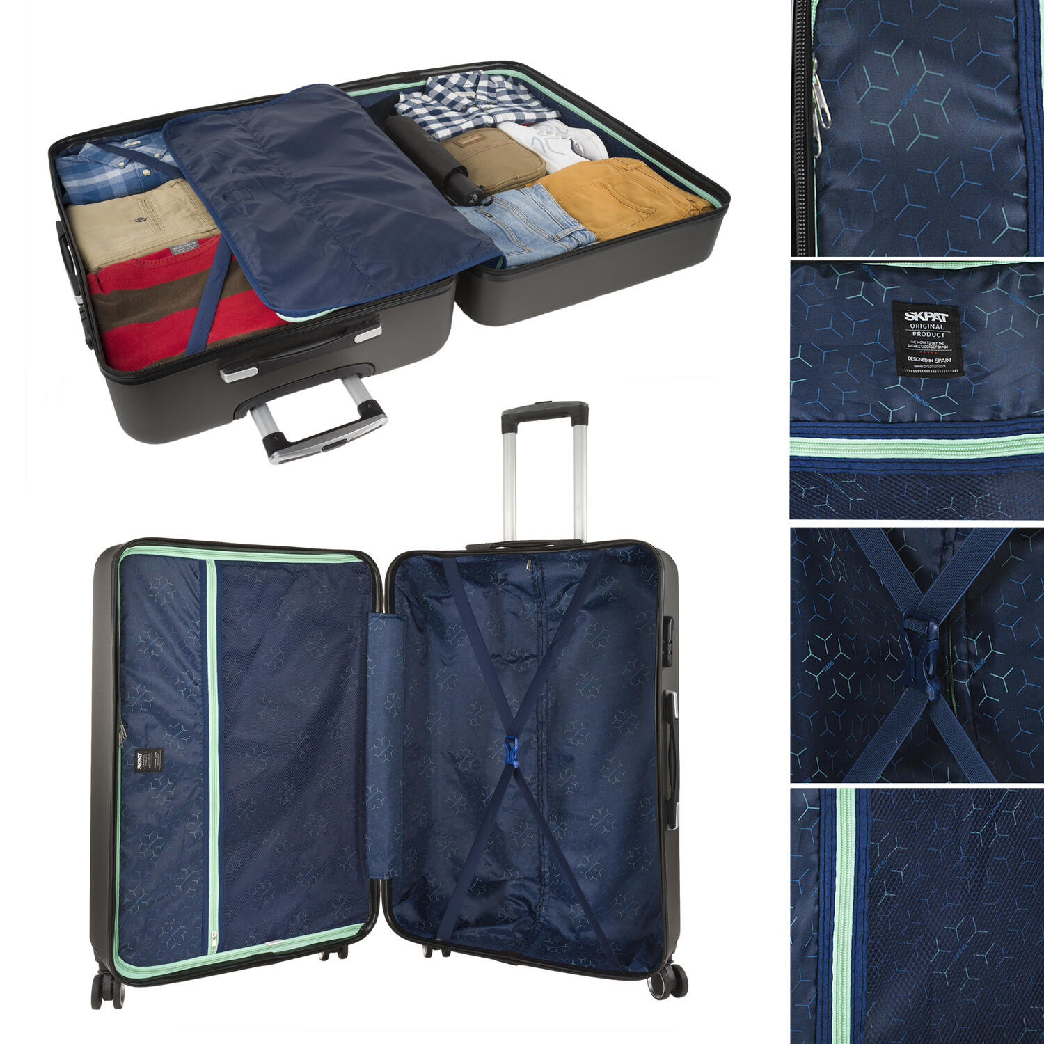 Maleta Abs Grande 95L Skpat Nantes 50X76x28cm 4/7