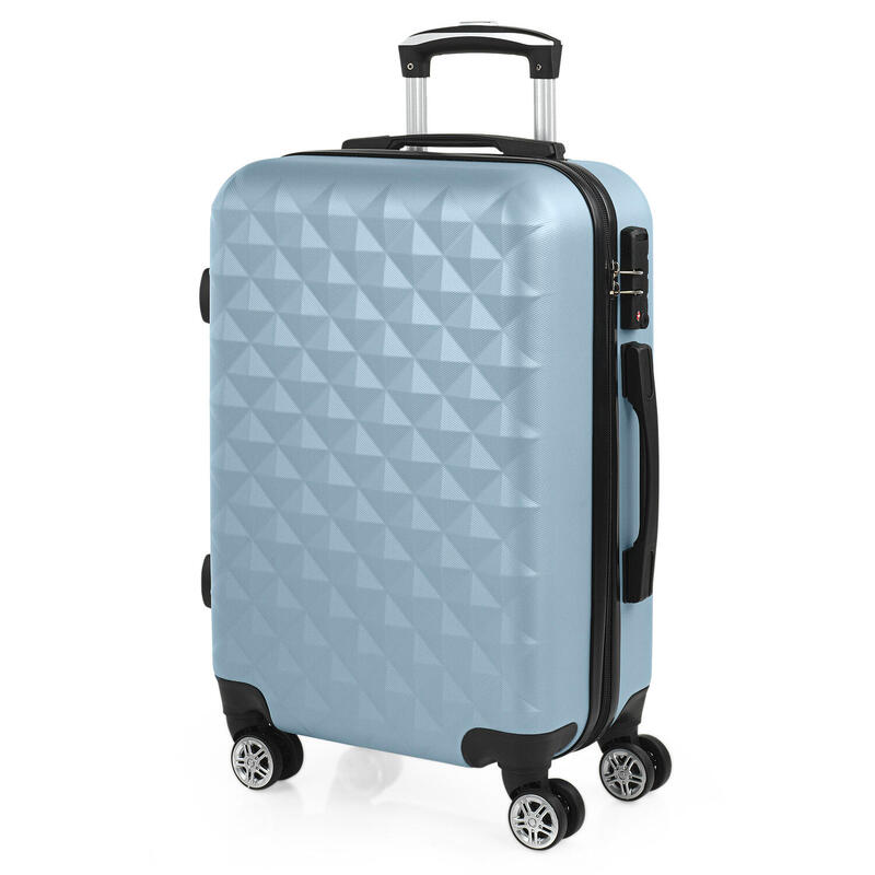 Maleta Cabina Abs Unisex 38L Itaca Diamond 55Cm