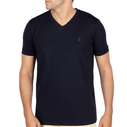 T-shirt col v basic homme