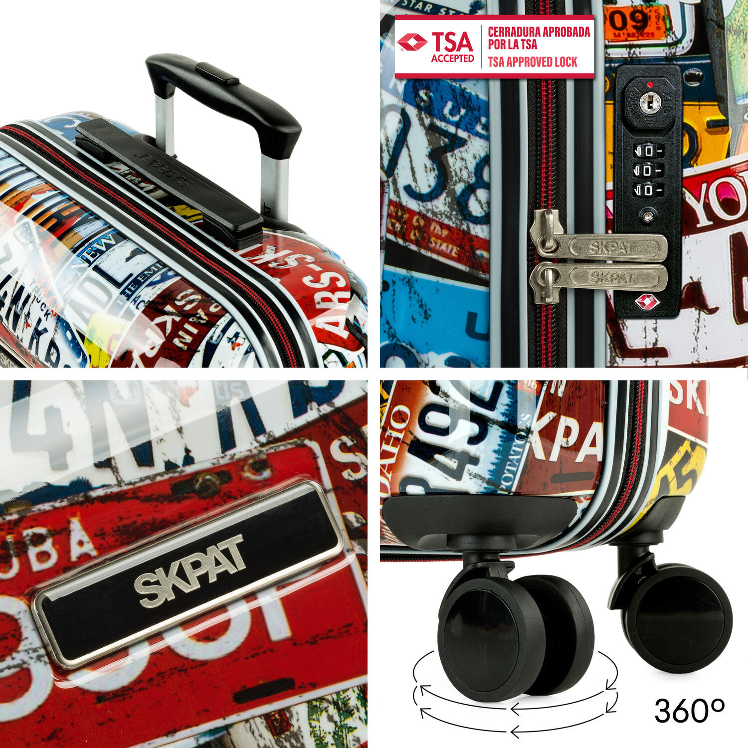 Maleta Pc Pequeña 38L Skpat City 40X55x19cm 5/7