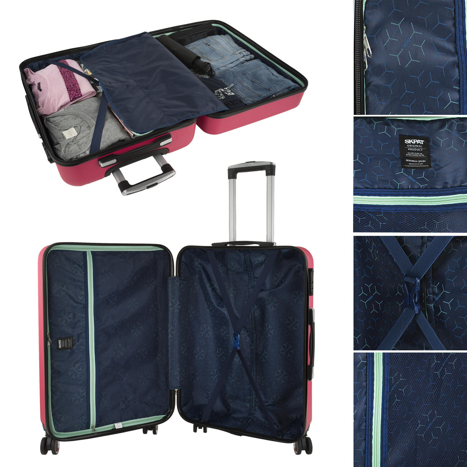 Maleta Abs Mediana 60L Skpat Nantes 45X66x24cm 4/7