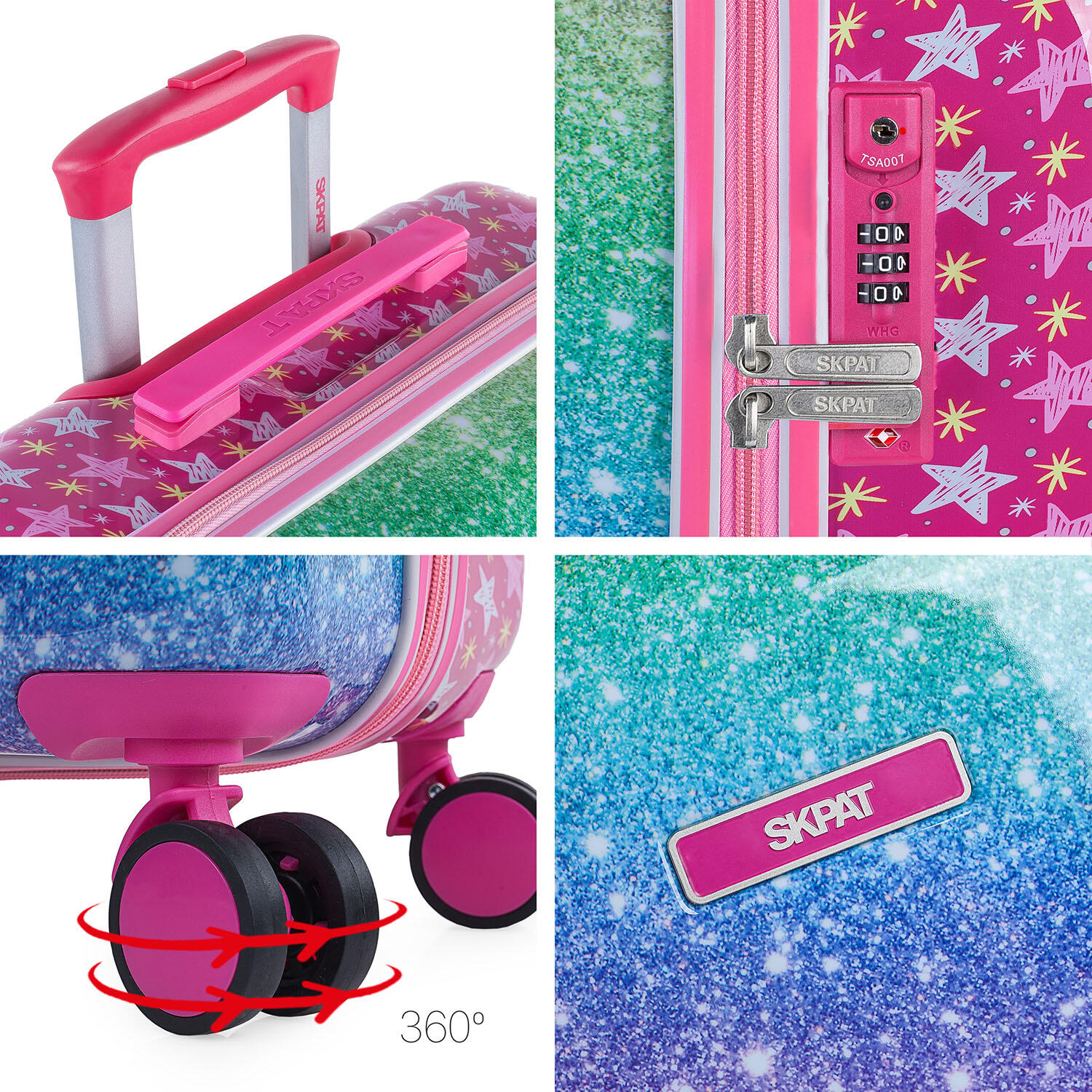 Maleta Pc Pequeña Infantil 34L Skpat Shine Like A Star 40X55x19cm 4/7
