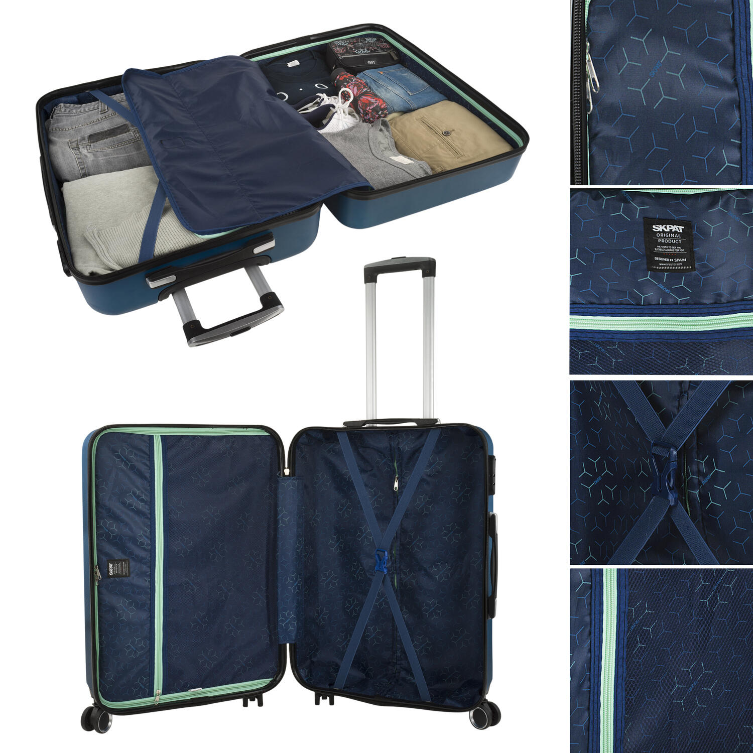 Maleta Abs Mediana 60L Skpat Nantes 45X66x24cm 4/7