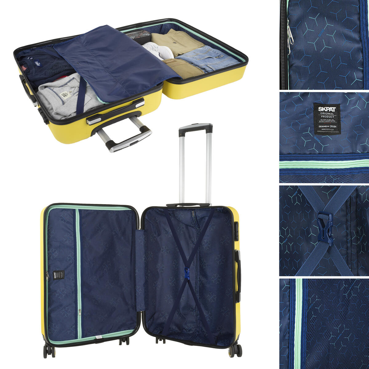 Maleta Abs Mediana 60L Skpat Nantes 45X66x24cm 4/7