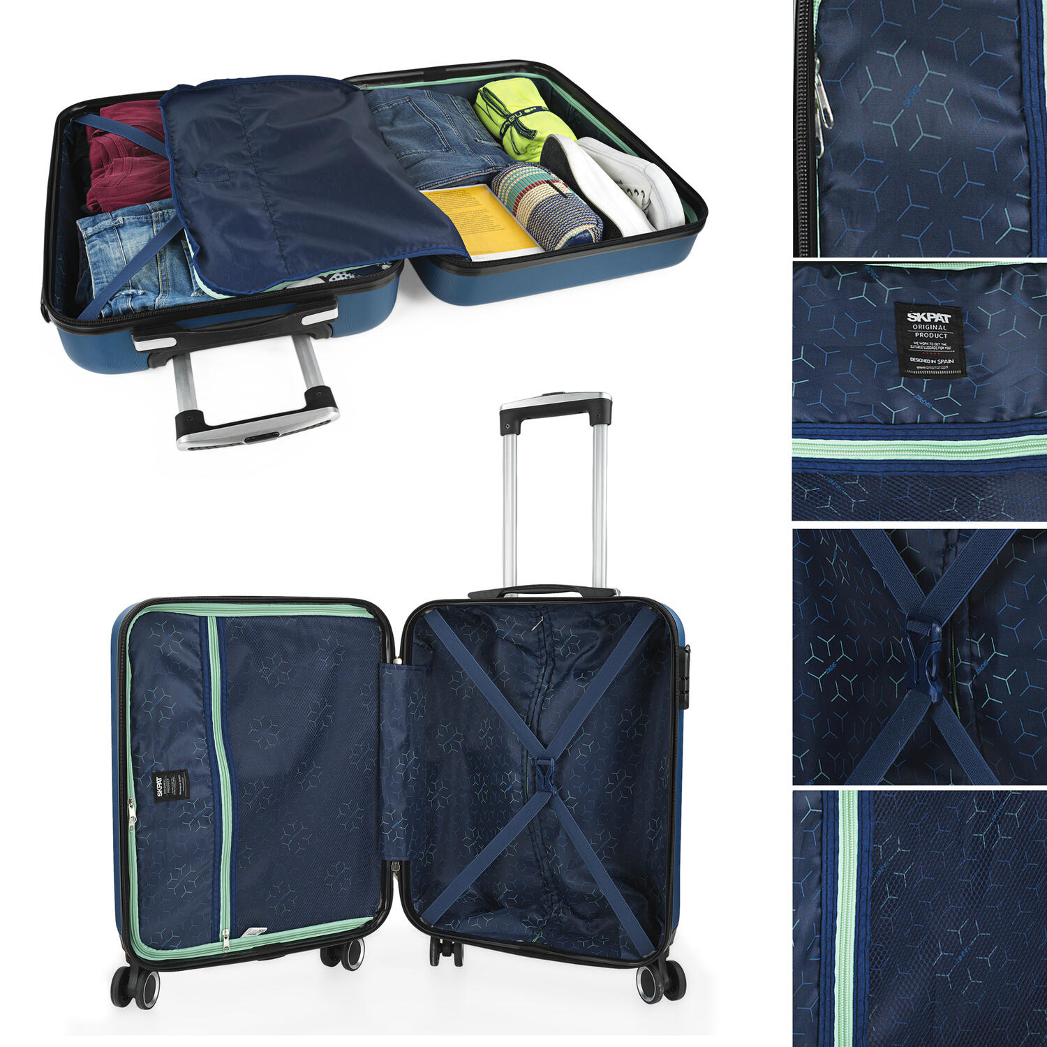 Maleta Abs Pequeña 38L Skpat Nantes 40X55x20cm 4/7