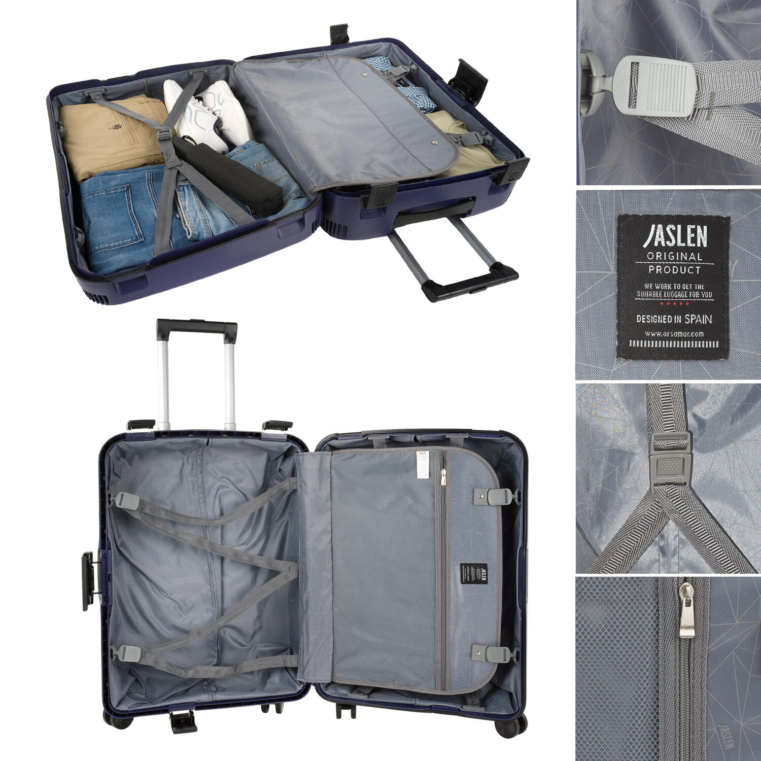 Maleta Pp Mediana 58L Jaslen Orleans 44X65x23cm 4/7