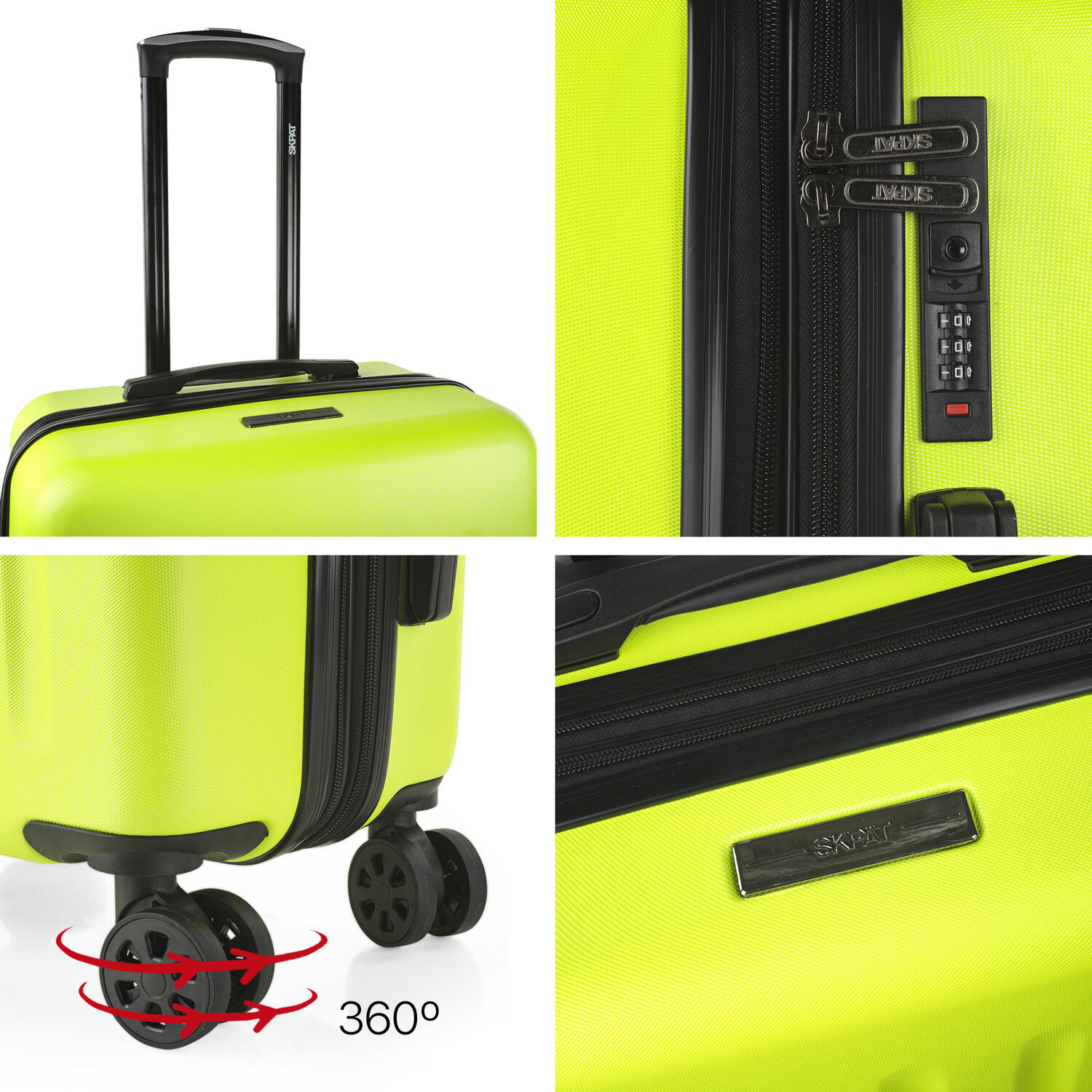Maleta Abs Mediana 65L Skpat Lisboa 44X64x27cm 5/7