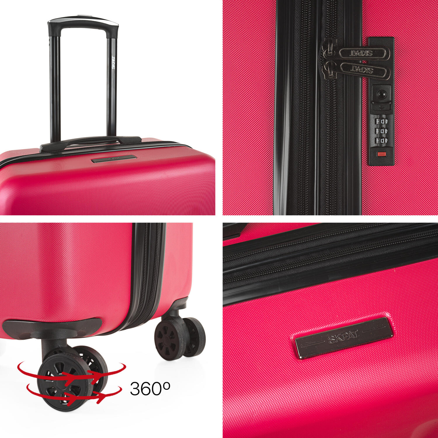 Maleta Abs Mediana 65L Skpat Lisboa 44X64x27cm 5/7