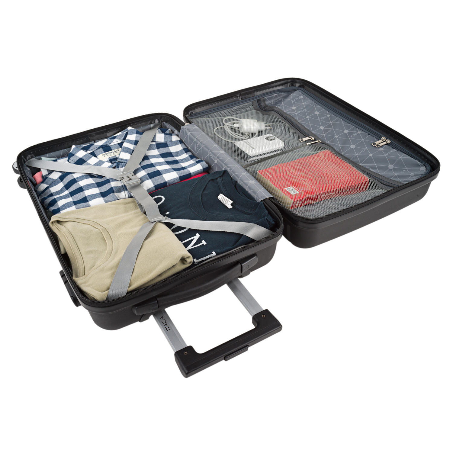 Maleta Cabina Polipropileno Pequeña 36L  Itaca Glasgow 36X55x20cm 7/7