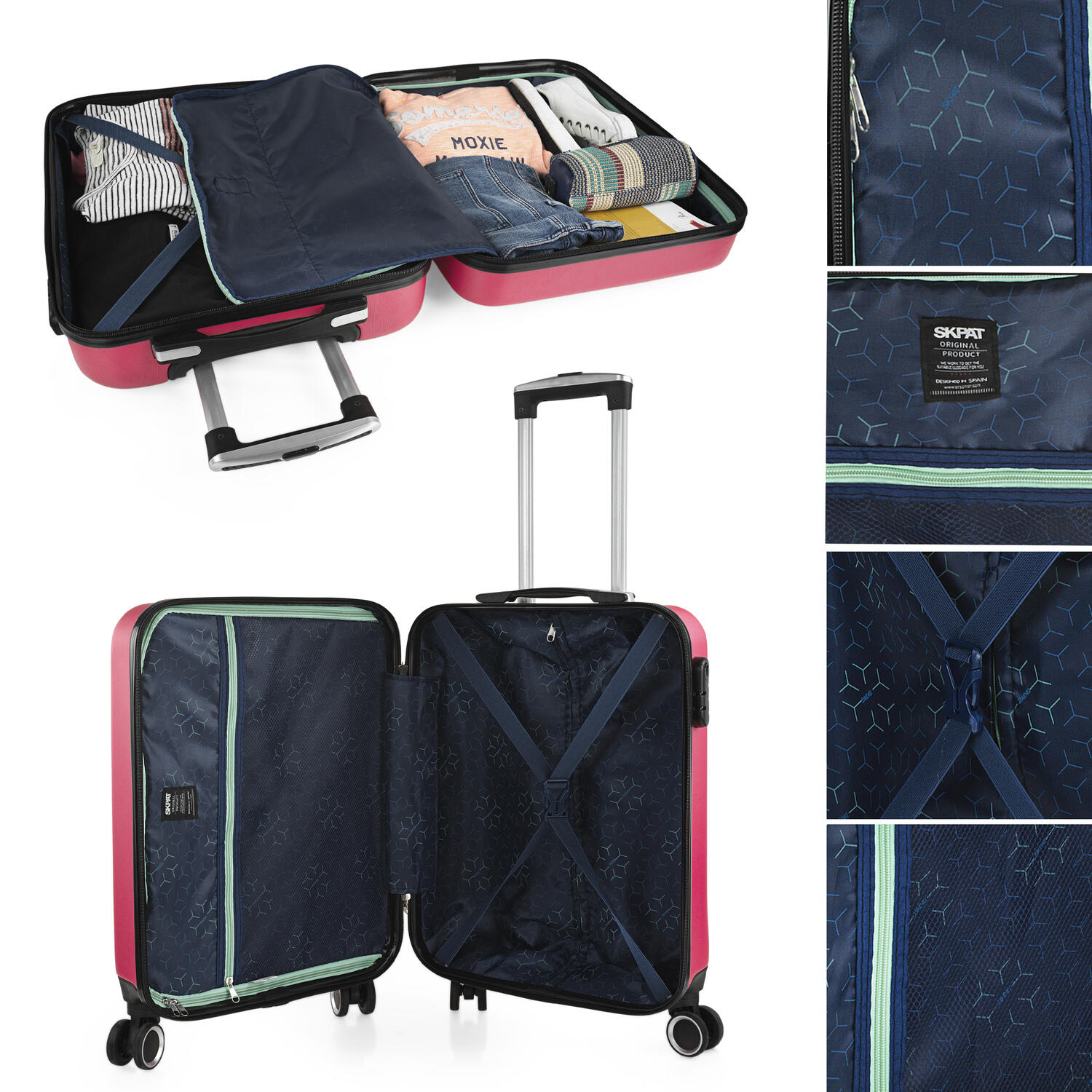 Maleta Abs Pequeña 38L Skpat Nantes 40X55x20cm 4/7