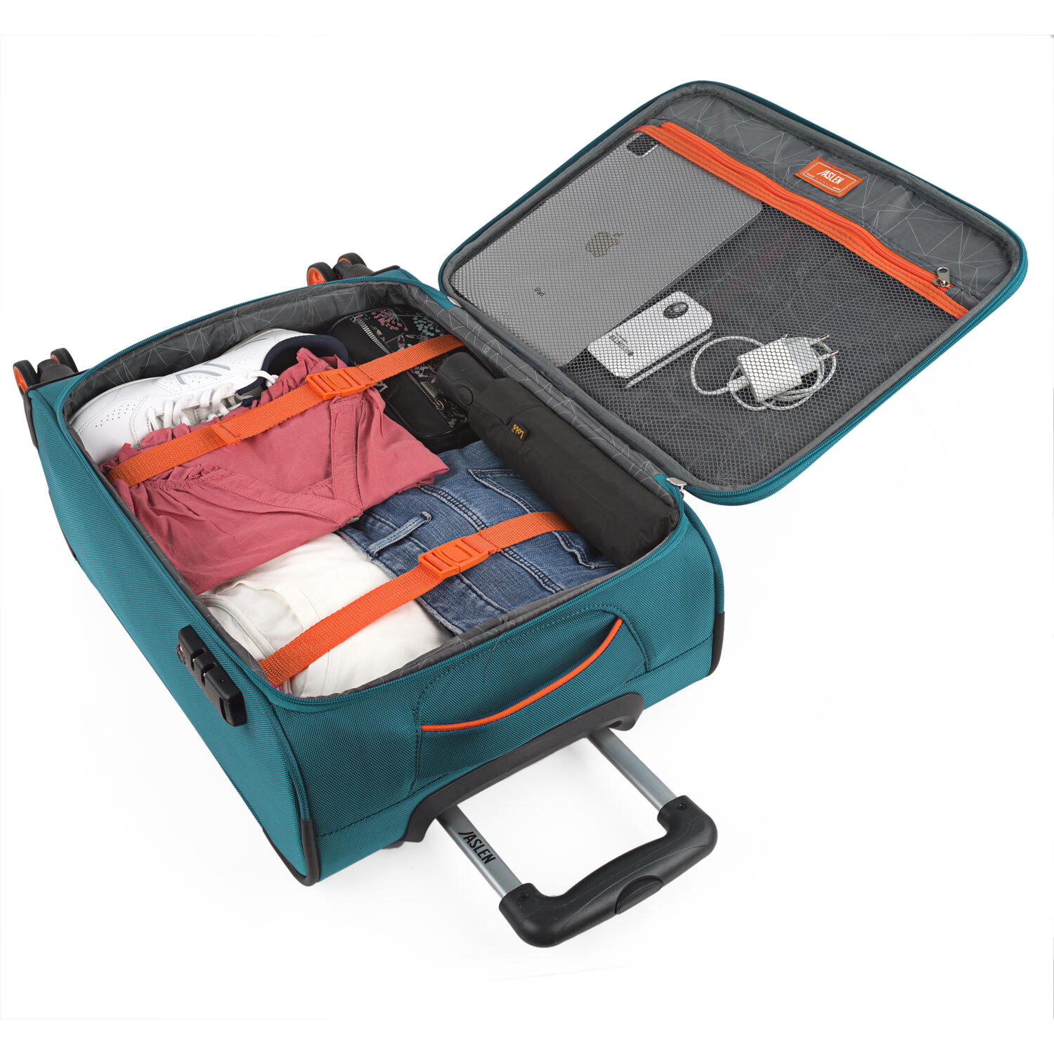 Maleta Eva Pequeña 38L Jaslen Colchester 36,5X55x20cm 7/7
