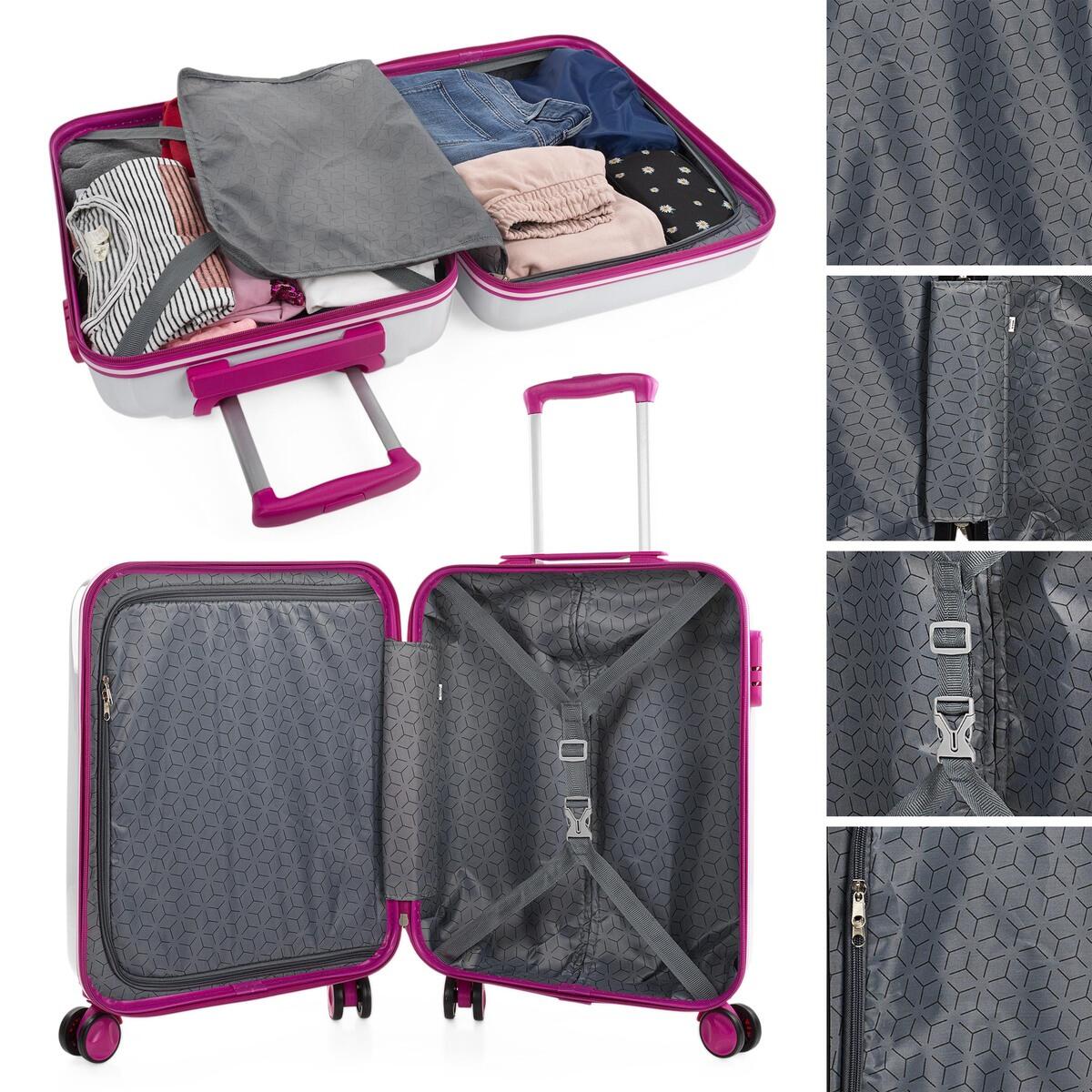 Maleta Cabina Pc Unisex 34L Itaca Stcikers 55Cm 2/5