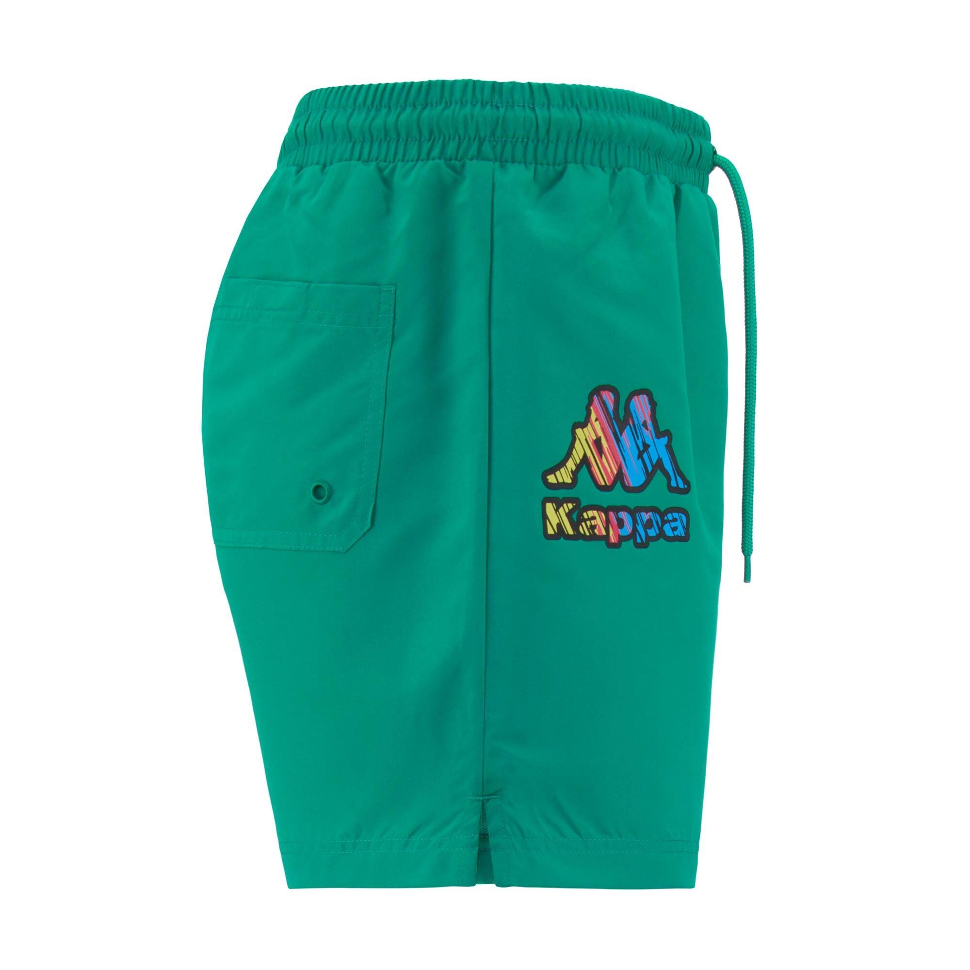Kappa maillot de bain homme, short vert avec cordon 3/7