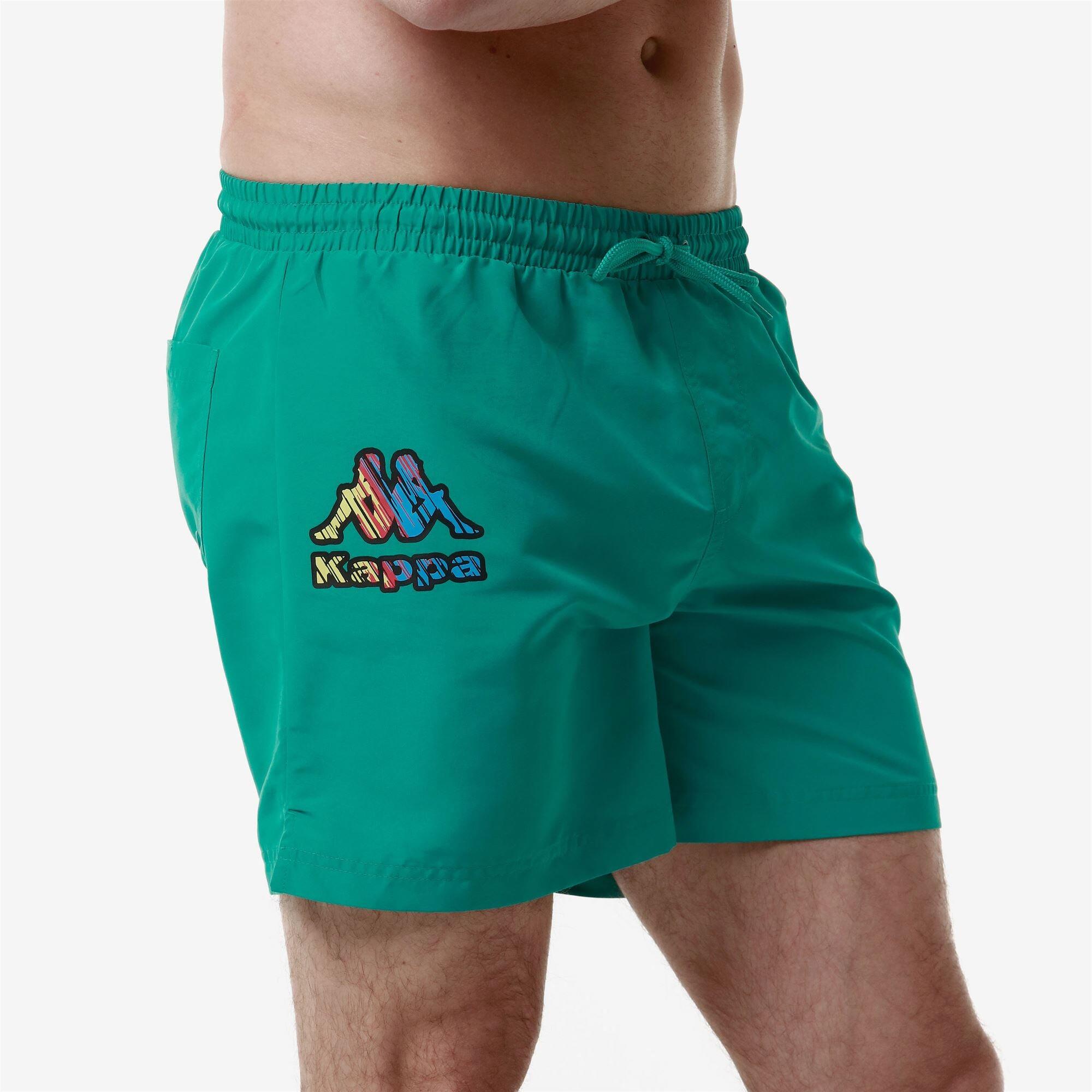 Kappa maillot de bain homme, short vert avec cordon 6/7