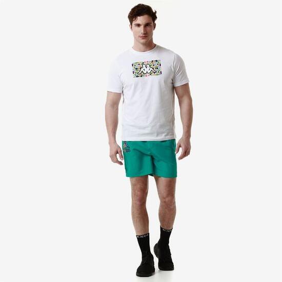 Kappa maillot de bain homme, short vert avec cordon