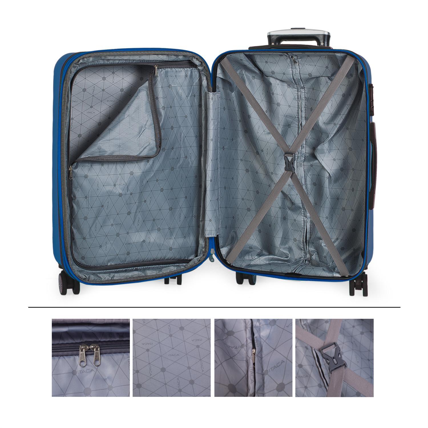 Maleta Mediana Abs Unisex 72L Itaca Simoa 65Cm 2/5