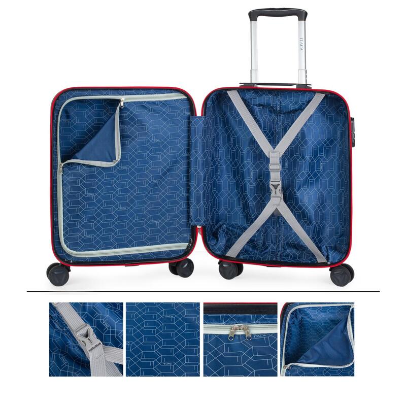 Maleta De Cabina Abs Unisex 37L Itaca Ural 55Cm