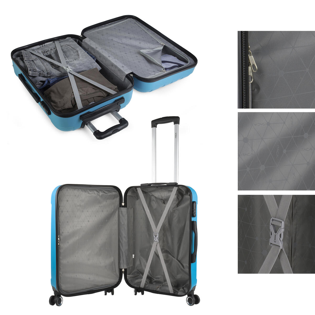 Maleta Grande Abs Unisex 91L Itaca Havel 73Cm 3/5