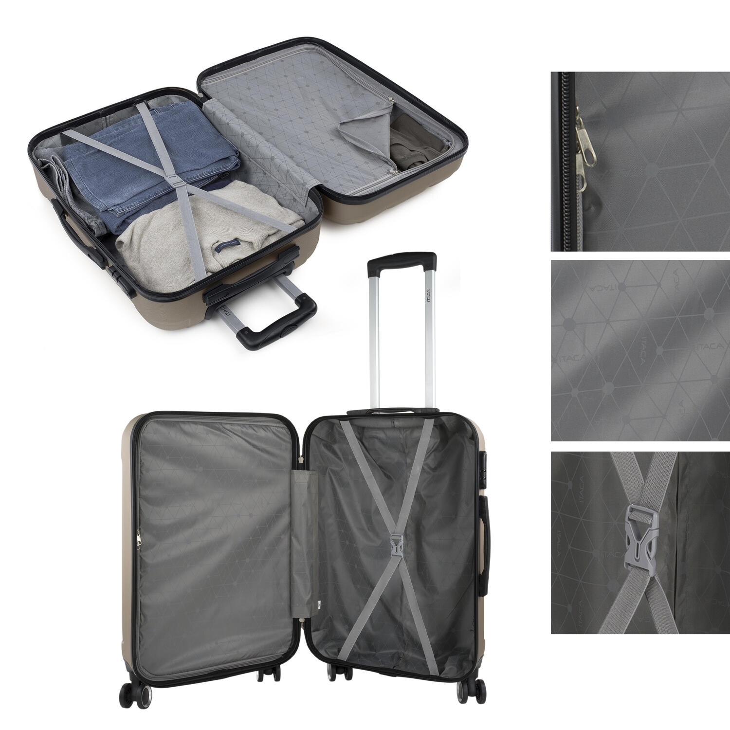 Maleta Grande Abs Unisex 91L Itaca Havel 73Cm 3/5