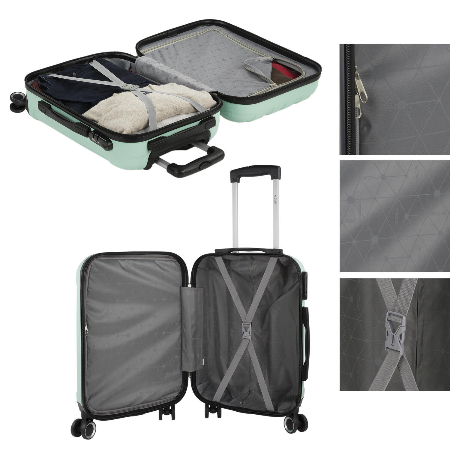 Maleta Cabina Abs Unisex 36L Itaca Havel 55Cm 3/5