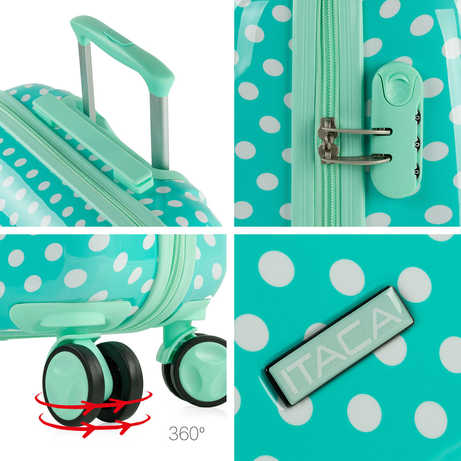 Maleta Mediana Abs Unisex 62L Itaca Stars 65Cm 3/5