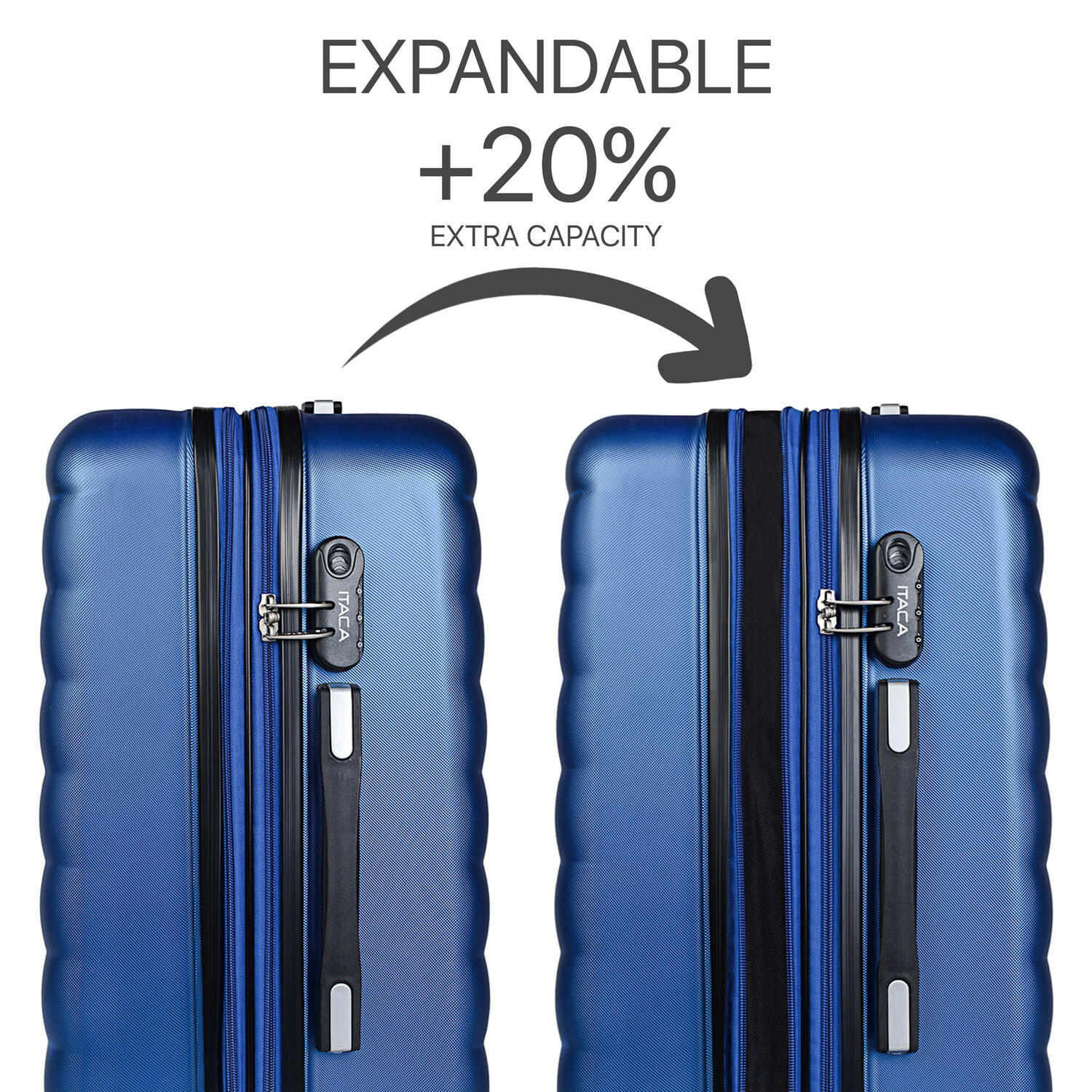 Maleta Grande Abs Unisex 102L Itaca Simoa 75Cm 4/5