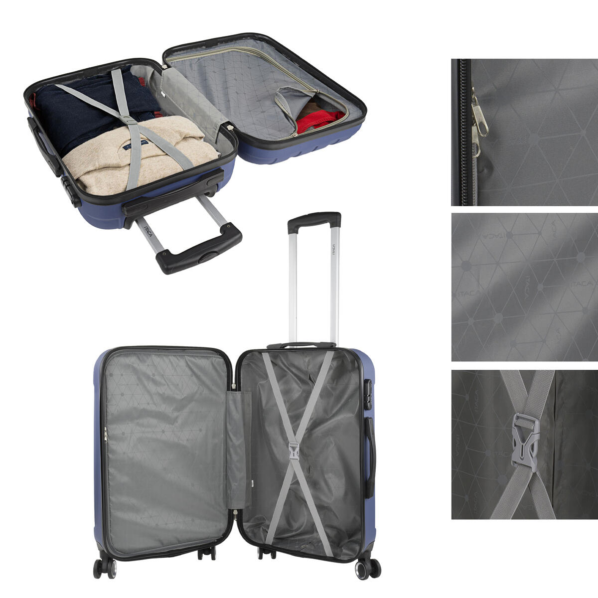 Maleta Grande Abs Unisex 91L Itaca Havel 73Cm 3/5