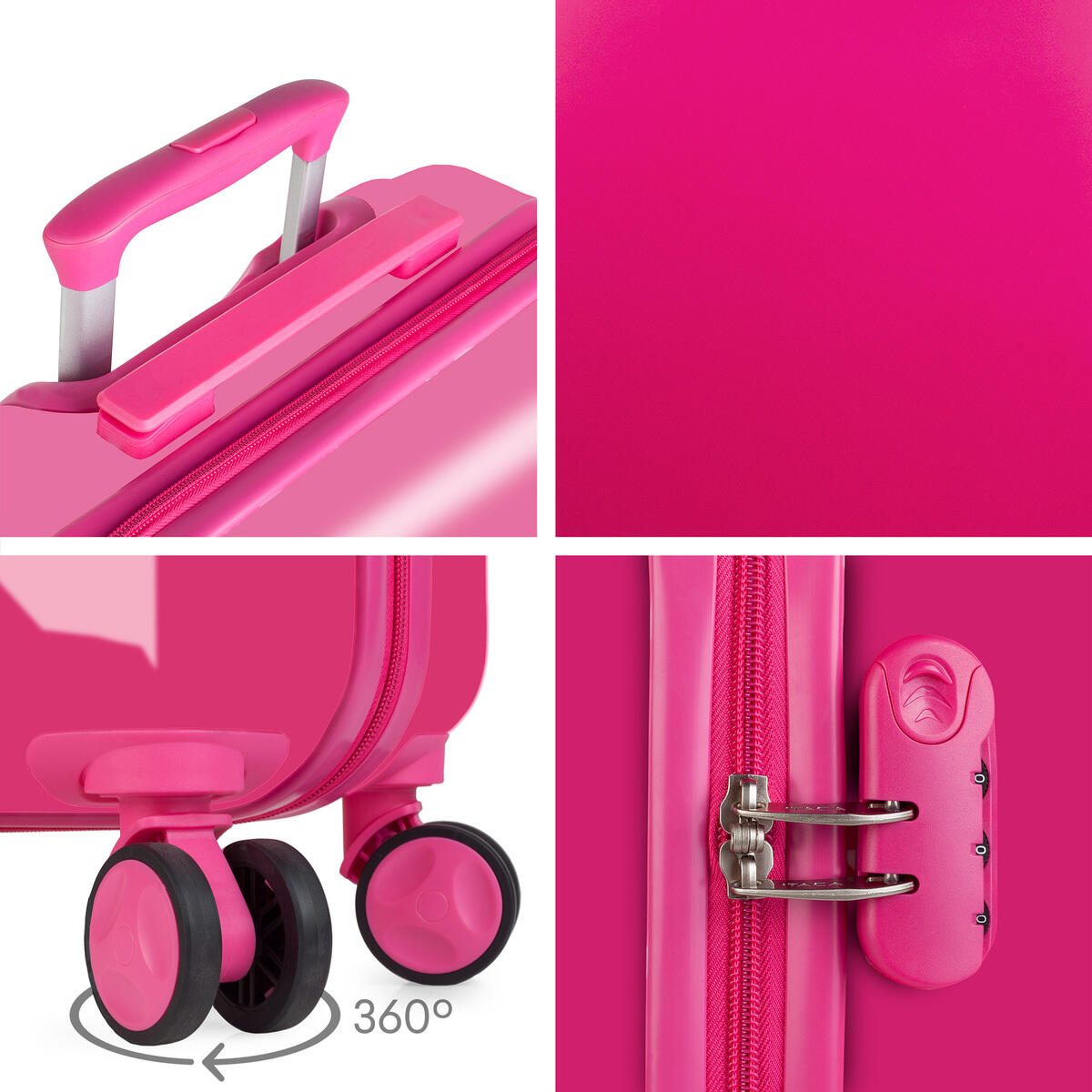 Maleta Mediana Pc Unisex 63L Itaca Stickers 68Cm 4/5