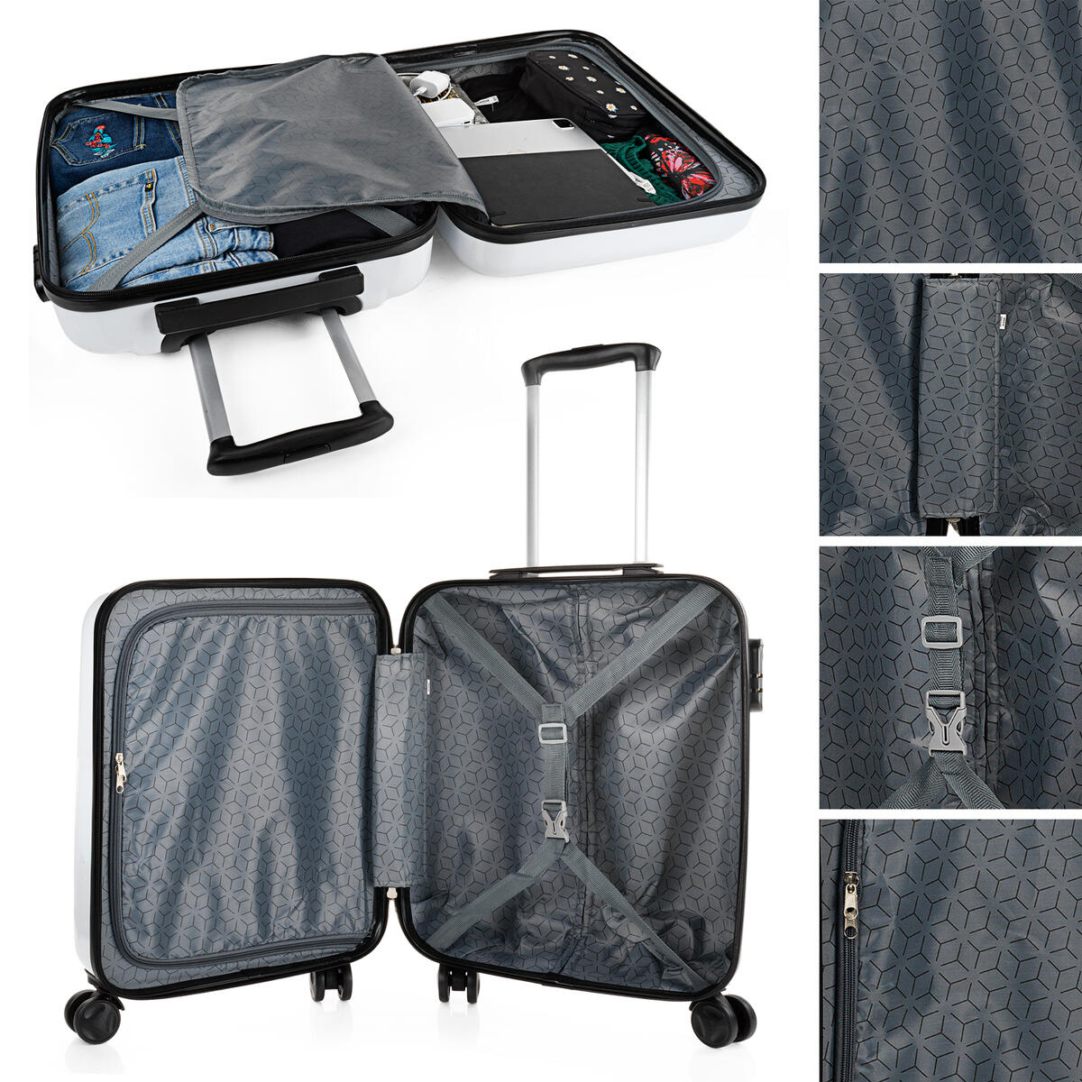 Maleta Cabina Pc Unisex 34L Itaca Ural 55Cm 3/5