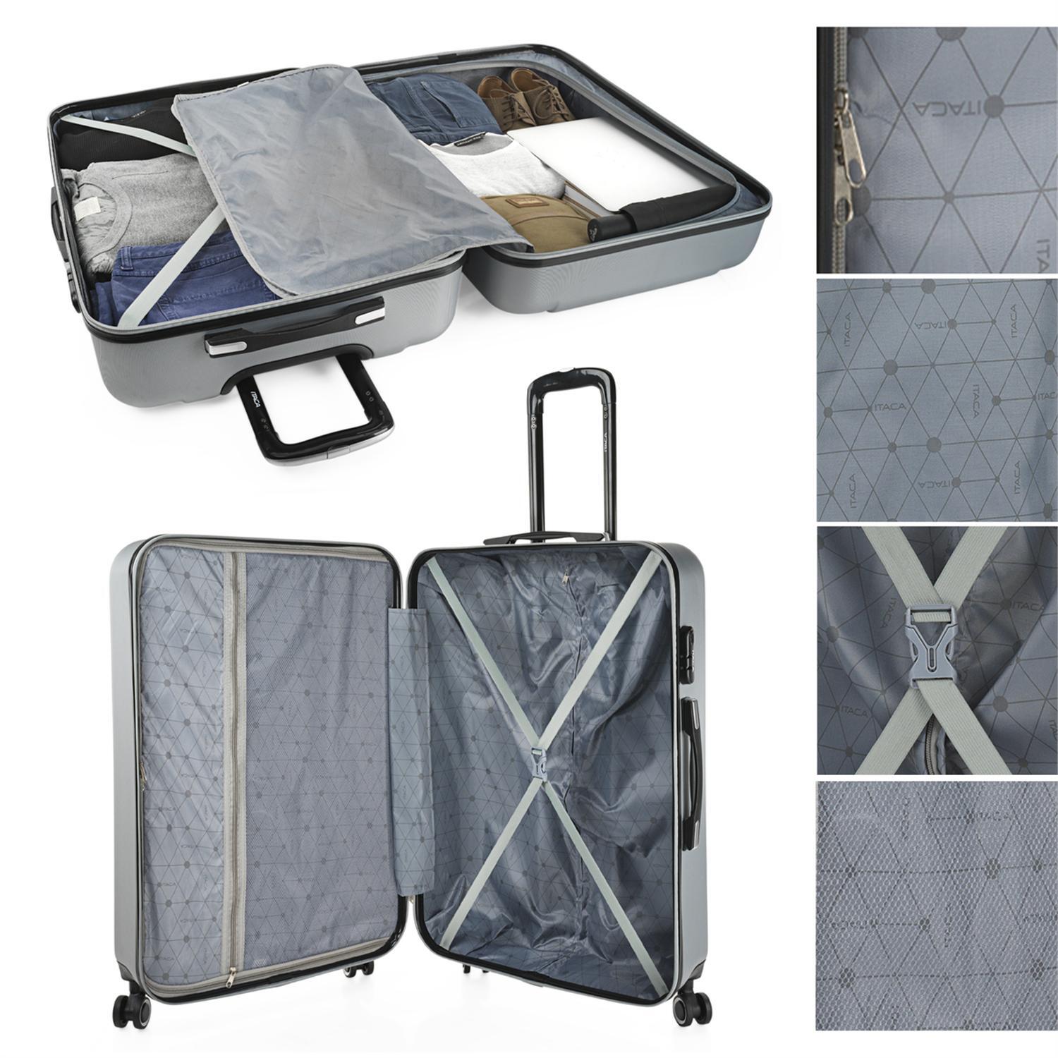 Maleta Grande Abs Unisex 102L Itaca Tiber 75Cm 3/5